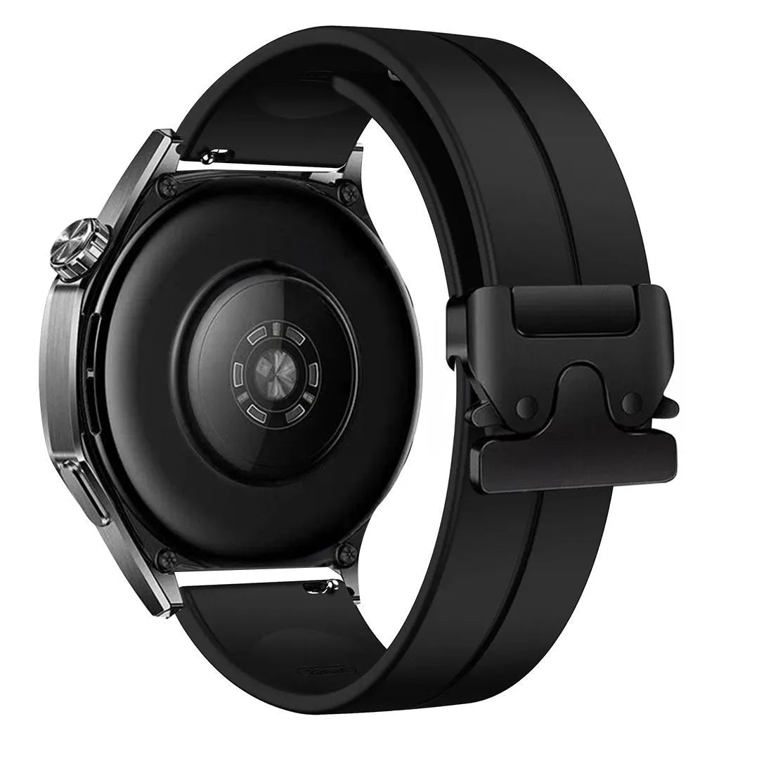 Coros Pace 4 Silicone Strap with P-Buckle (Black)
