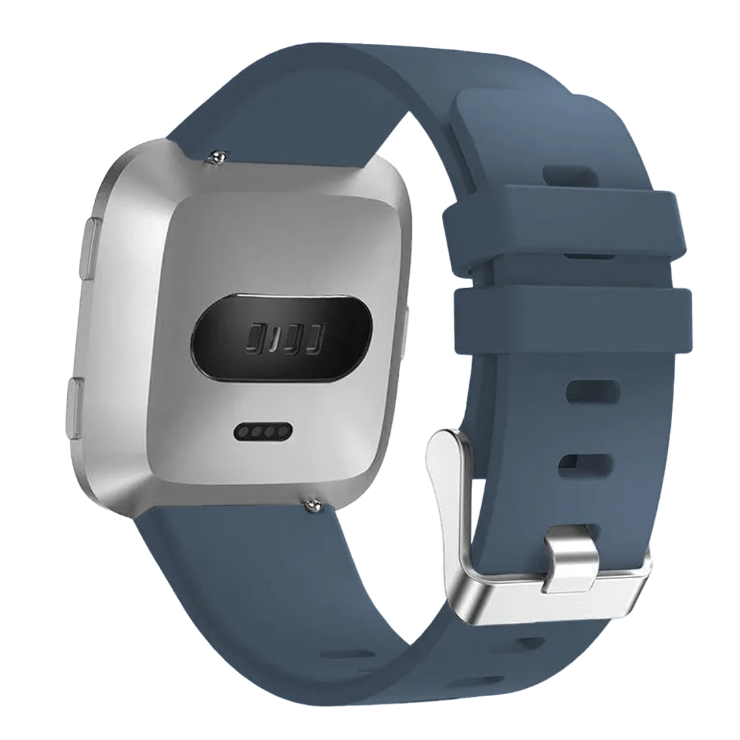 Fitbit Versa (2) siliconen bandje (grijsblauw)