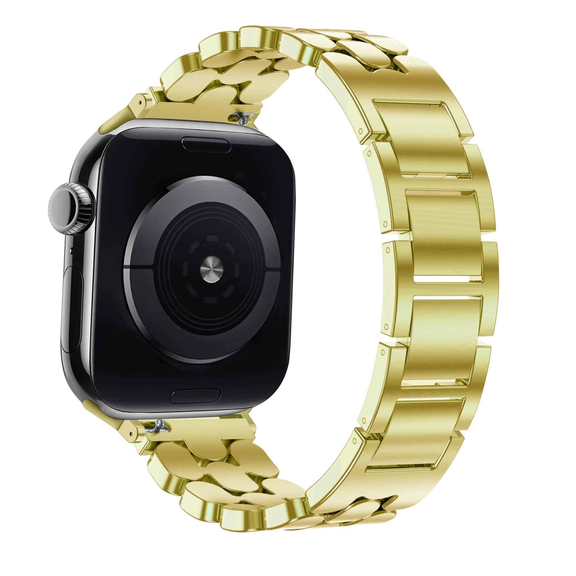 Bandz Apple Watch stalen band 'Oval' (goud)