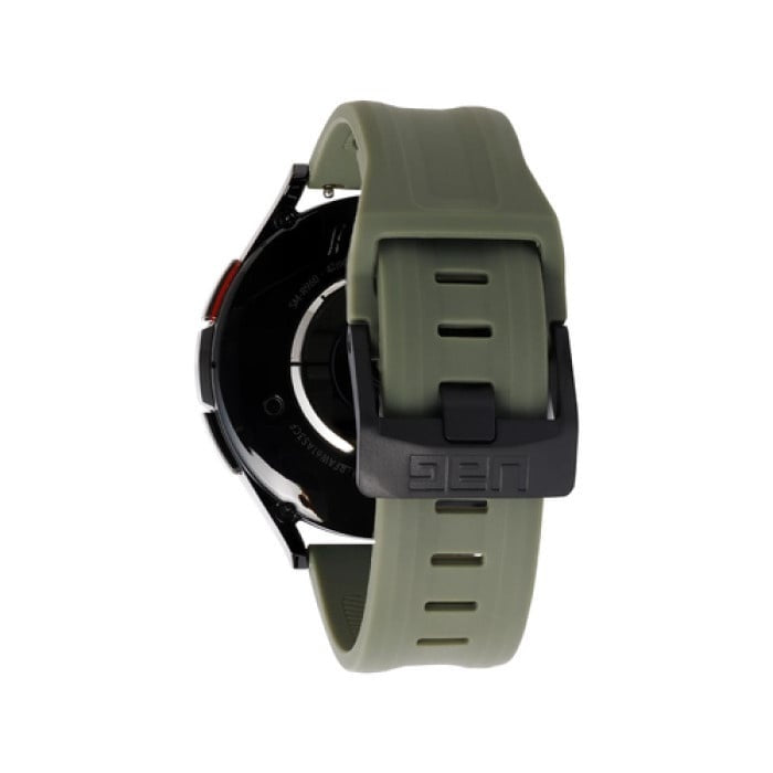 UAG Samsung Galaxy Watch 4 Classic 46mm siliconen bandje (donkergroen)