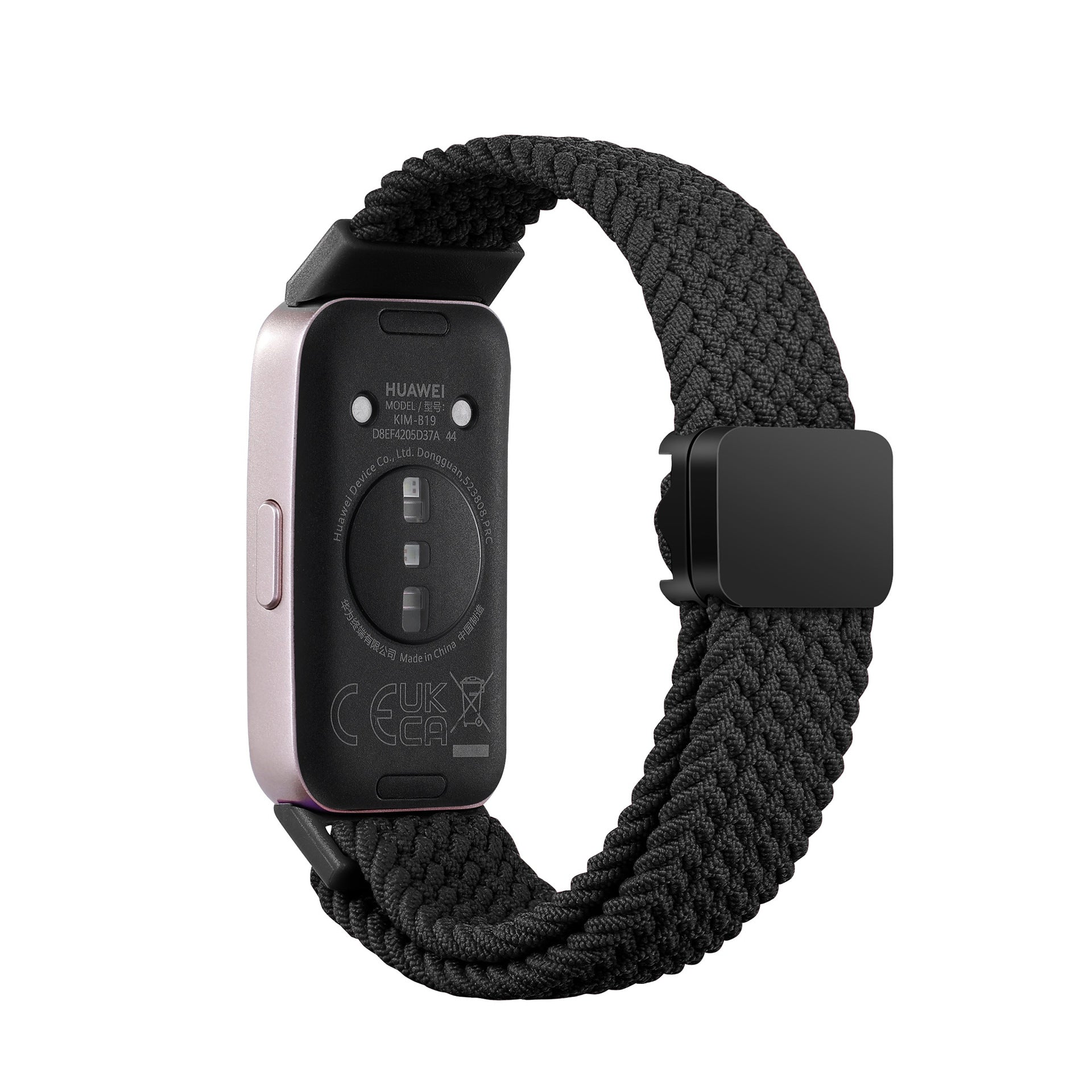 Huawei Band 10 gevlochten bandje (zwart)
