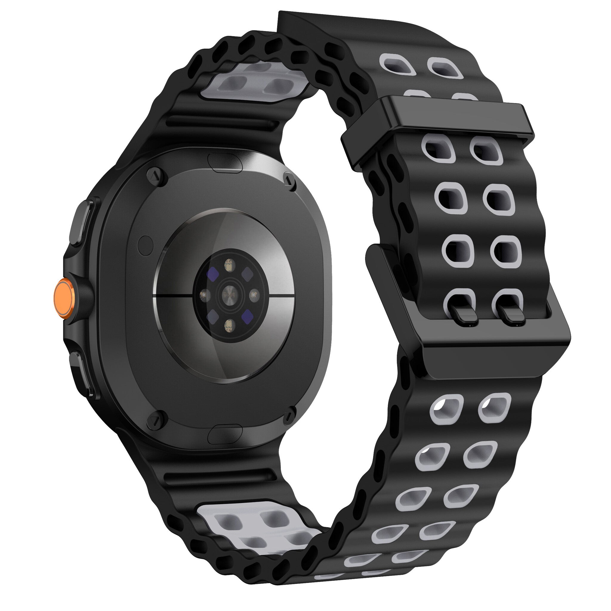 Samsung Galaxy Watch 8 - 44mm Ocean bandje (zwart/grijs)
