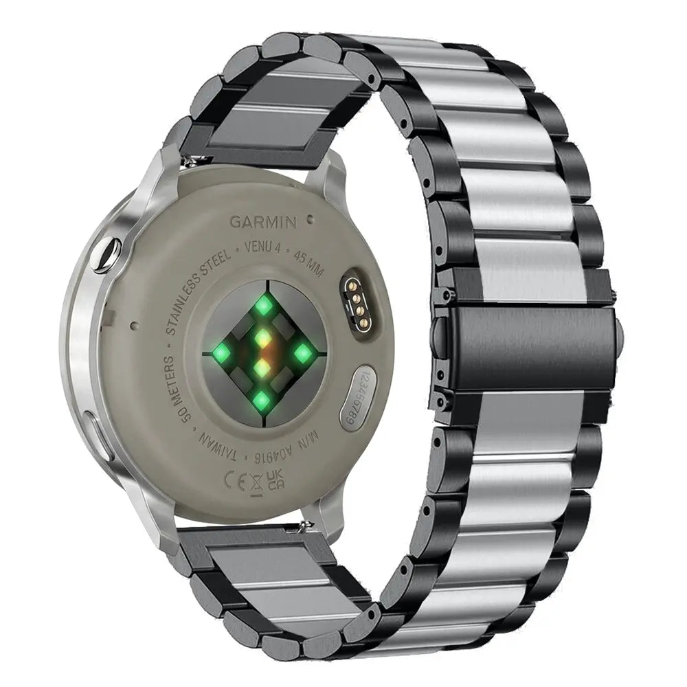 Garmin Forerunner 70 Steel Strap (Black/Silver)