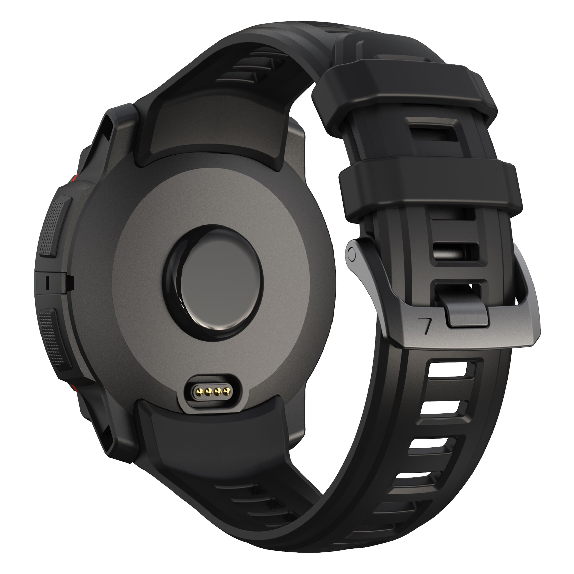 Garmin Instinct 3 - 50mm silicone band 'perfect fit' (zwart)