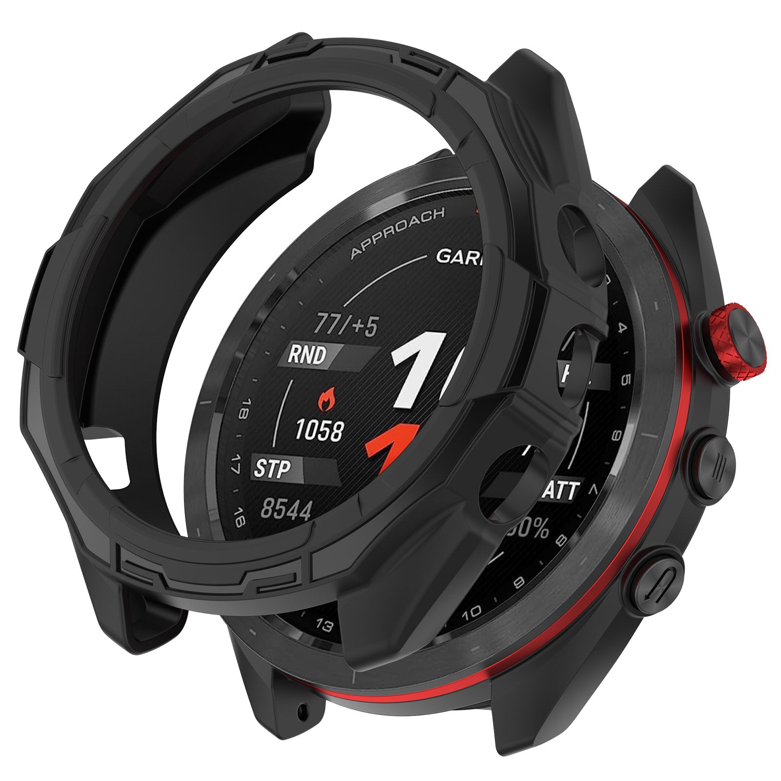 Garmin Approach S70 - 42mm Rugged TPU Case (Black)