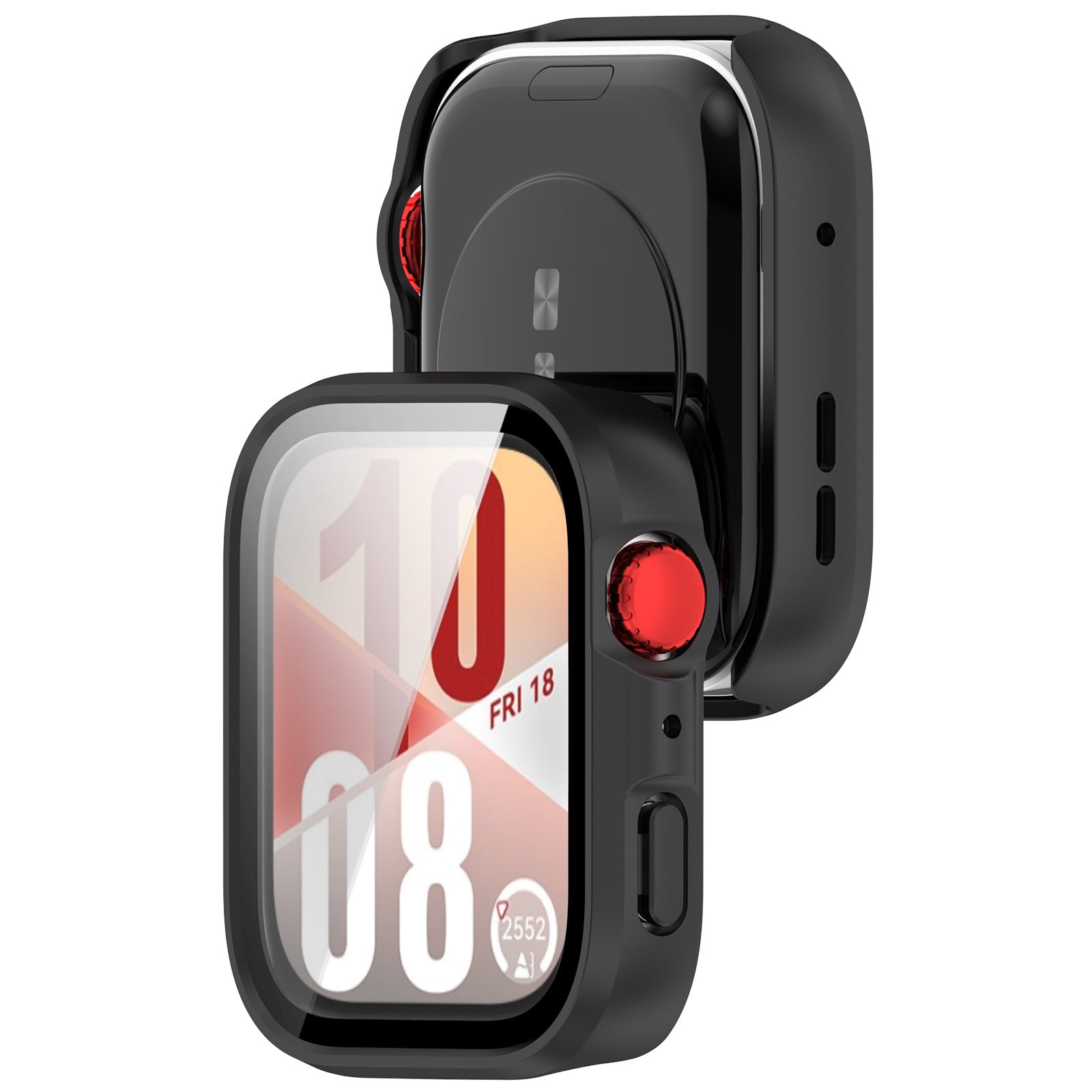 Huawei Watch Fit 4 hard case met glas (zwart)
