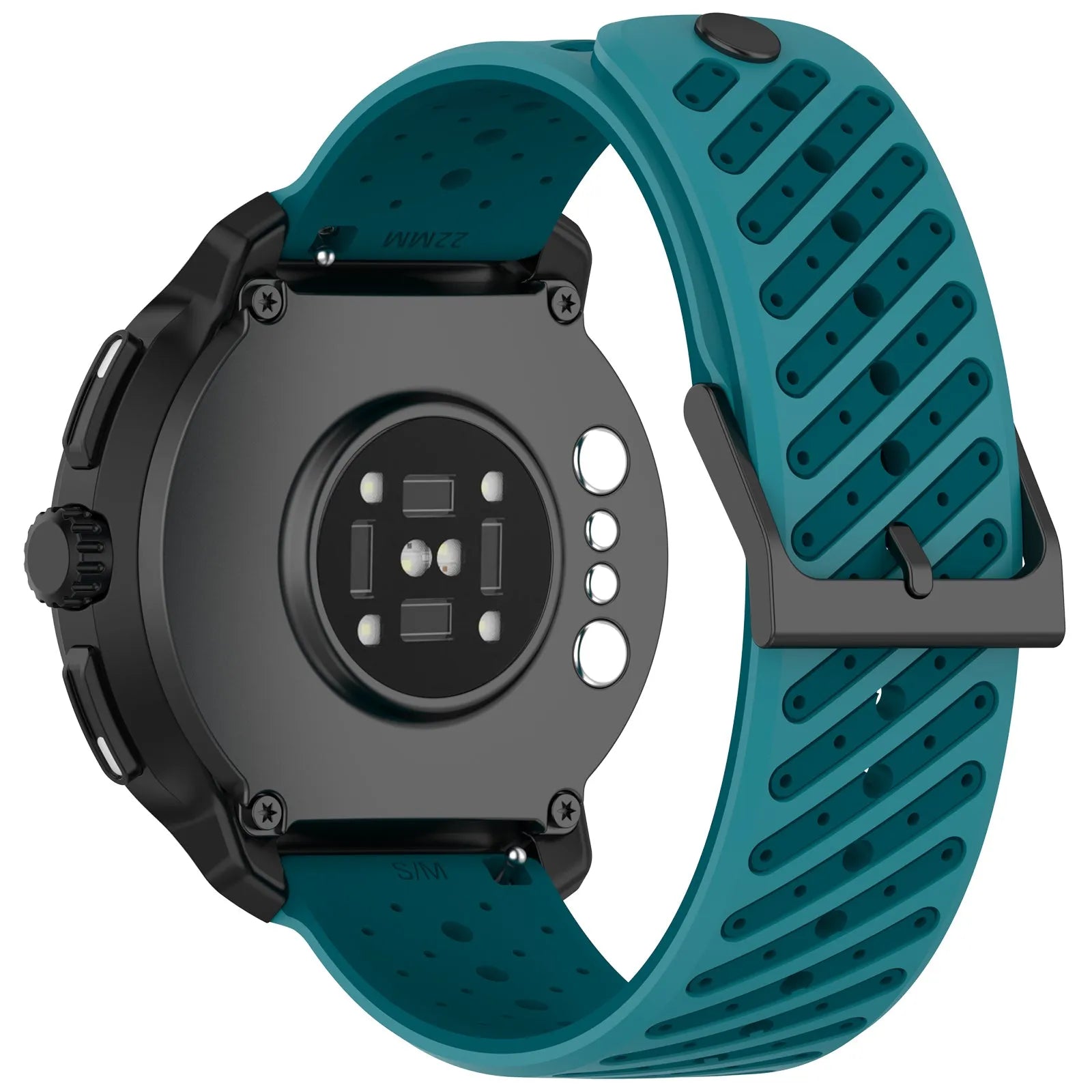 Suunto Nautic S gestreept siliconen bandje (blauw)