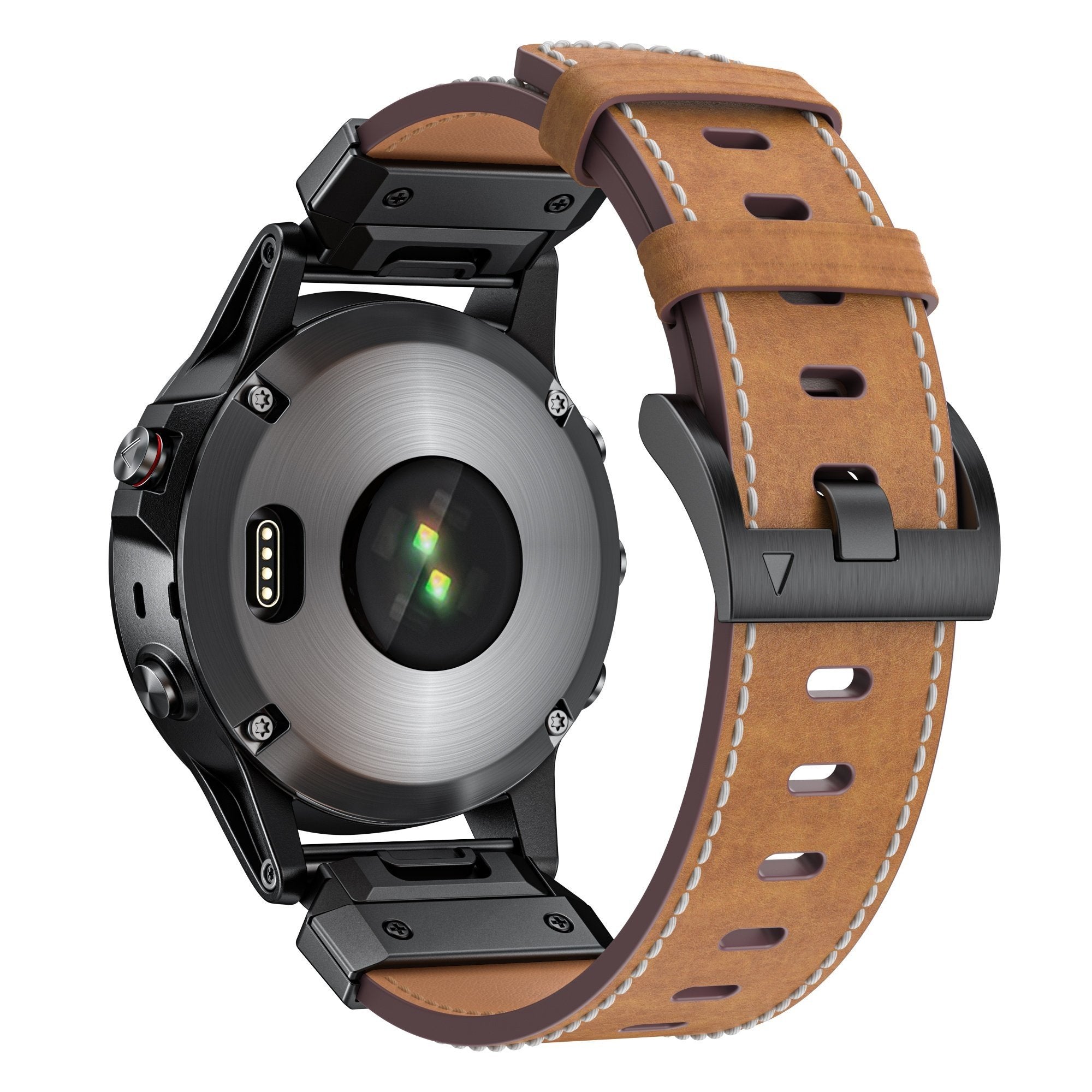 Garmin Approach S70 - 47mm genuine leren bandje (bruin)
