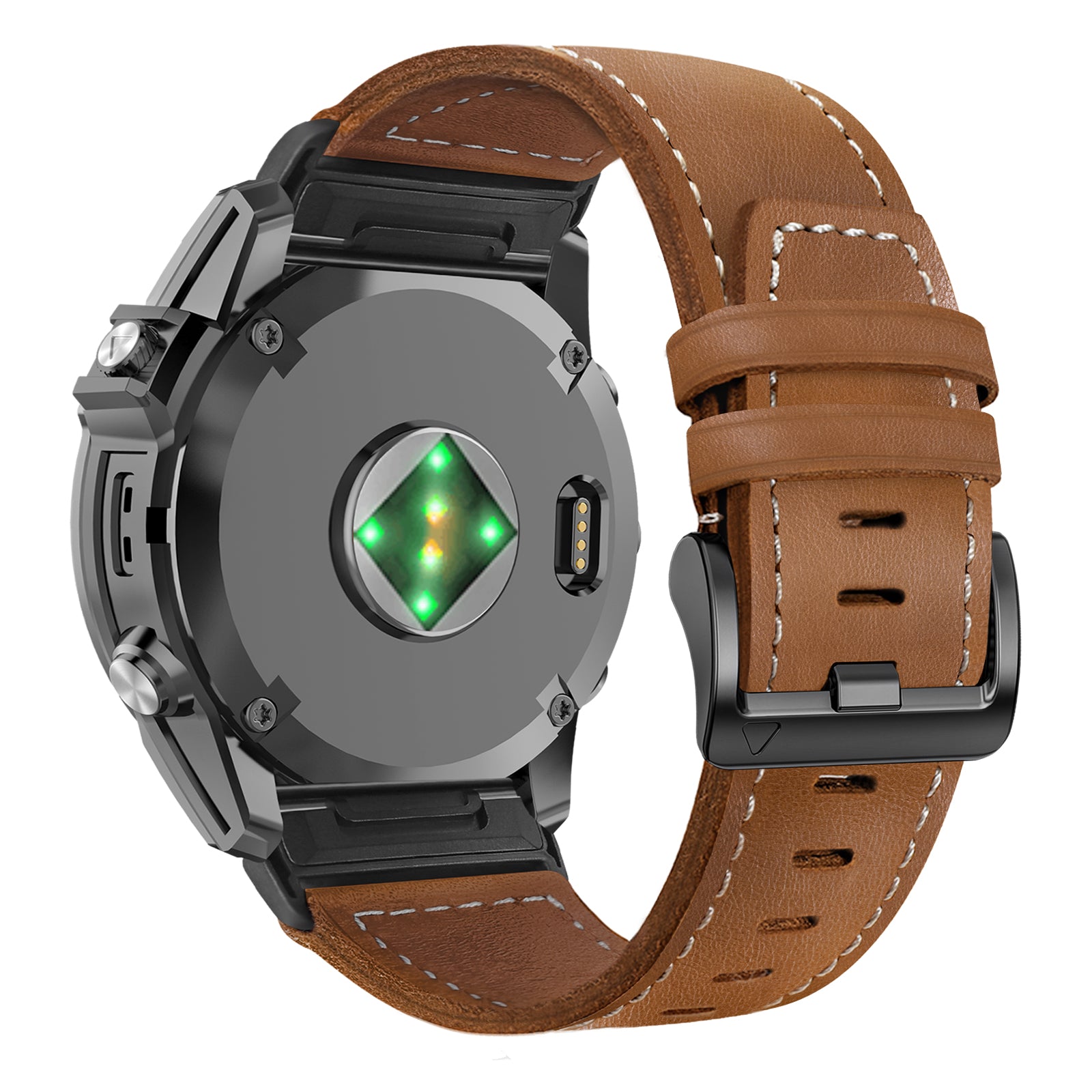 Garmin Tactix 7 Pro premium leren bandje (bruin)