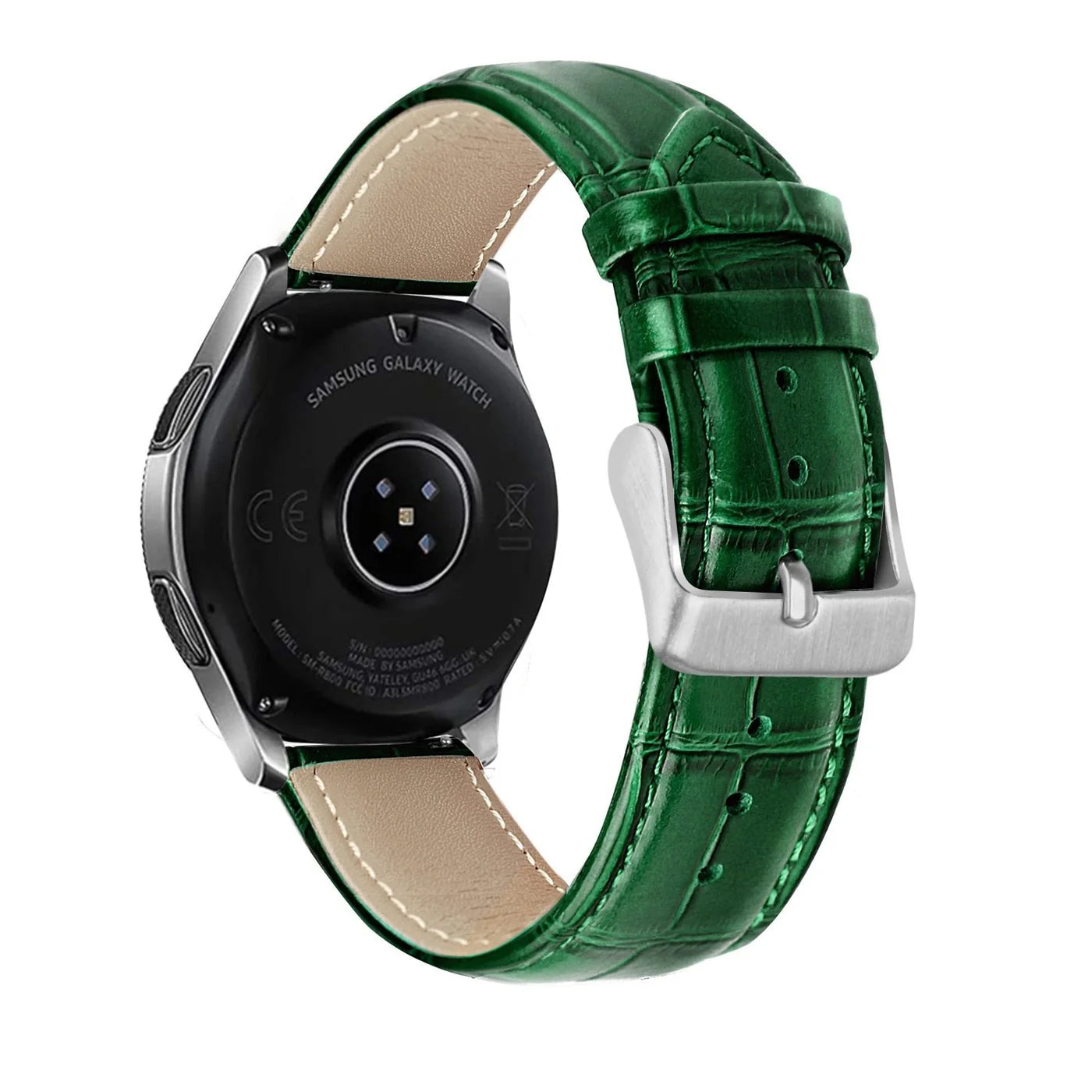 Amazfit Bip U (Pro) Crocodile leren grain band (groen)
