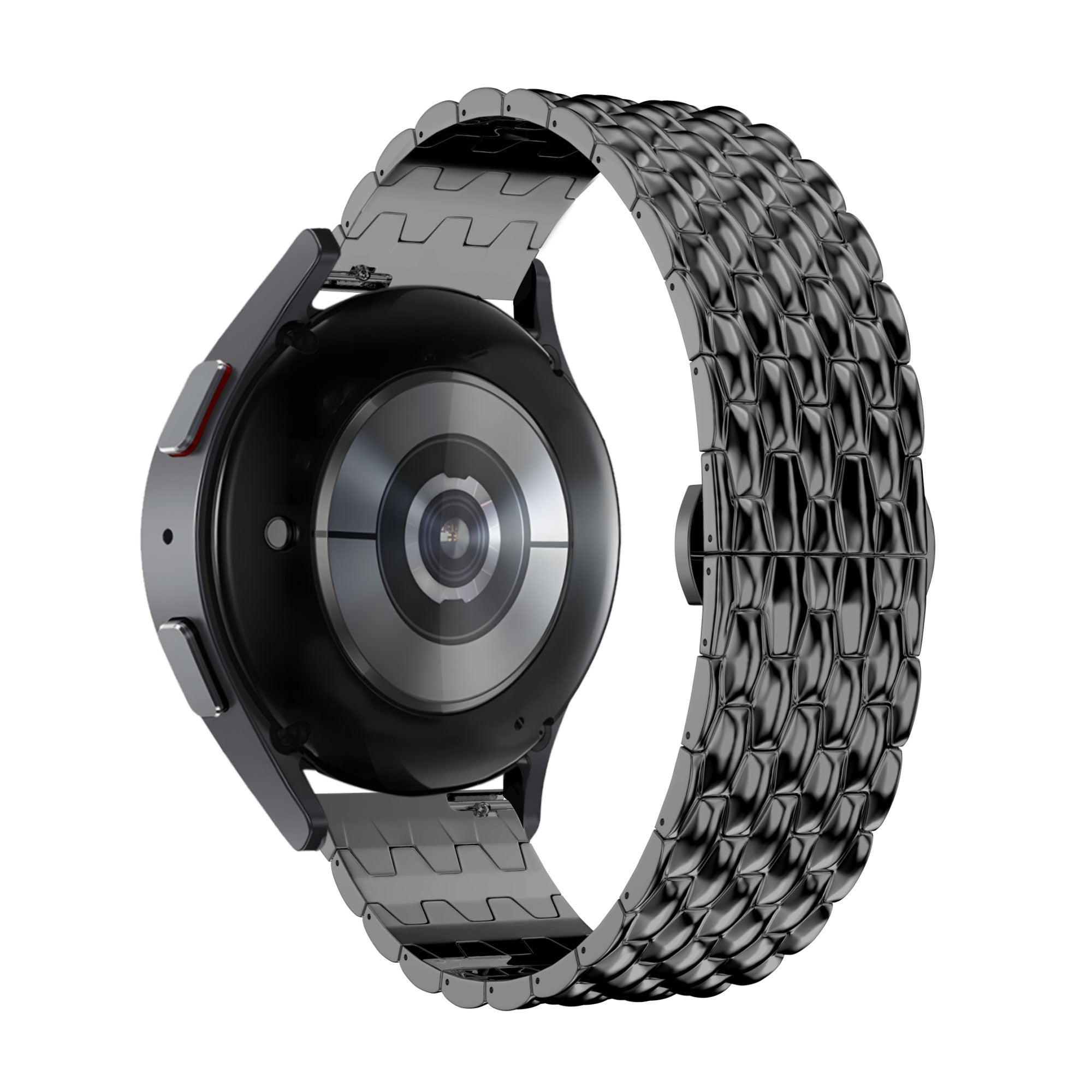 Bandz Garmin Vivoactive 5 Steel Strap 'Dragon' (Black)