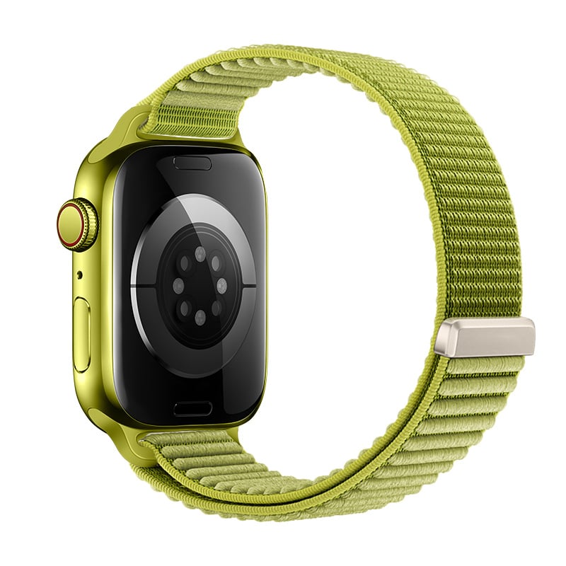 Apple Watch Ultra wave nylon bandje (veld groen)