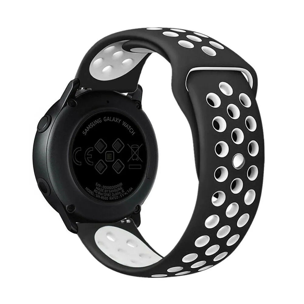 Oppo Watch X sport bandje (zwart/wit)