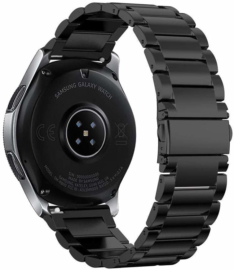 Garmin Vivoactive 6 stalen band (zwart)