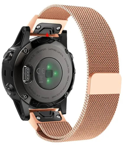 Garmin Approach S70 - 42mm Milanese band (rosé goud)
