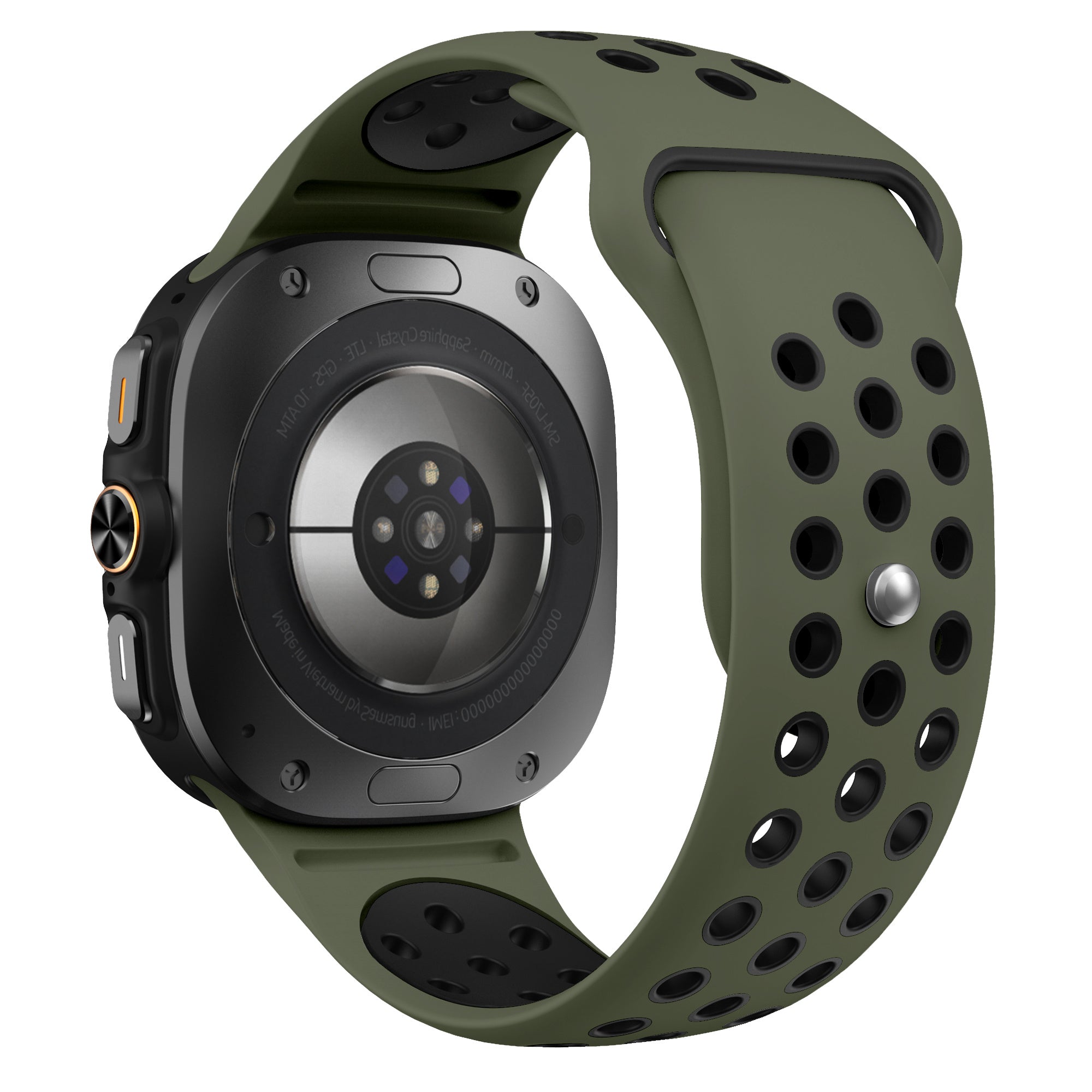 Samsung Galaxy Watch Ultra sport band (legergroen/zwart)