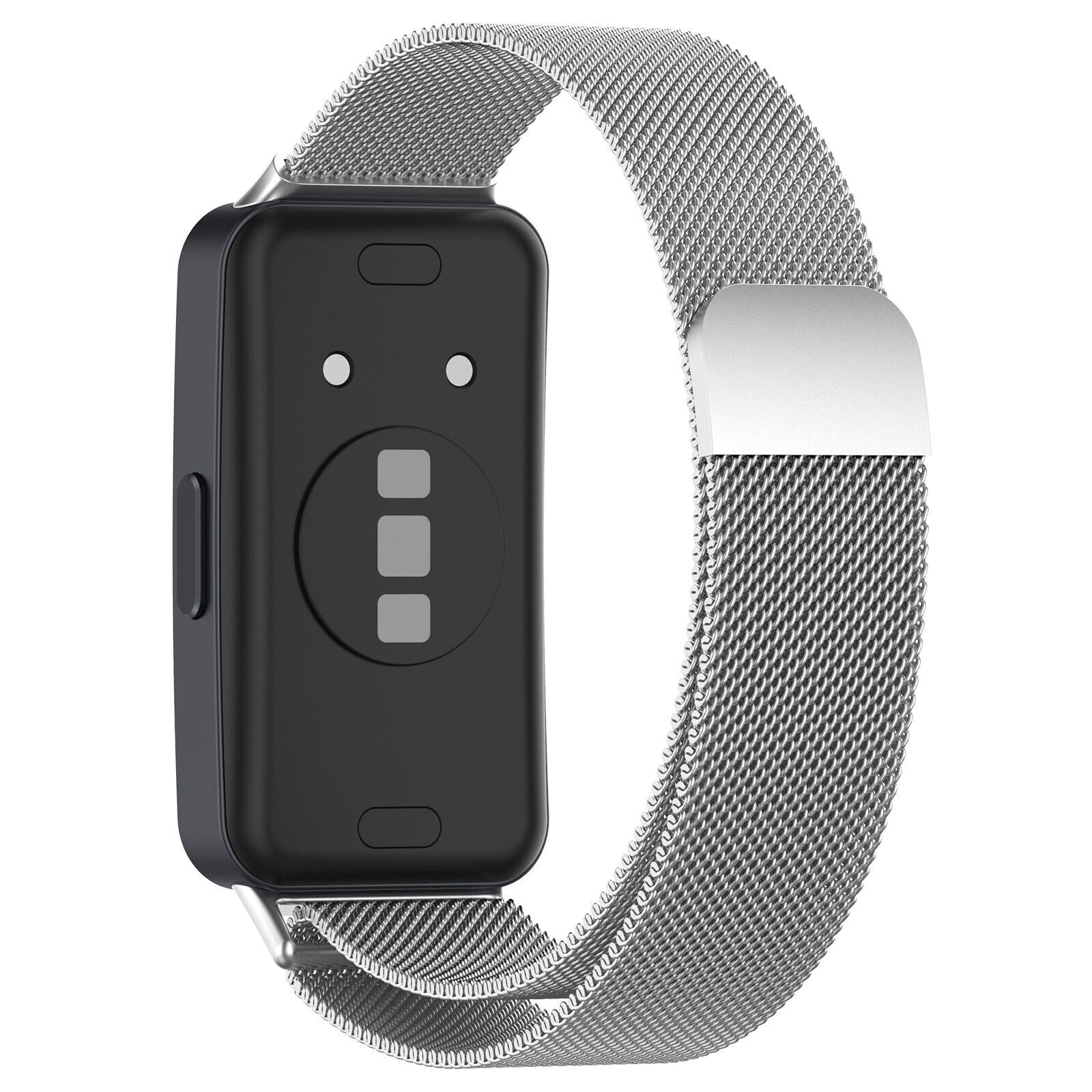 Huawei Band 10 Milanese band (zilver)