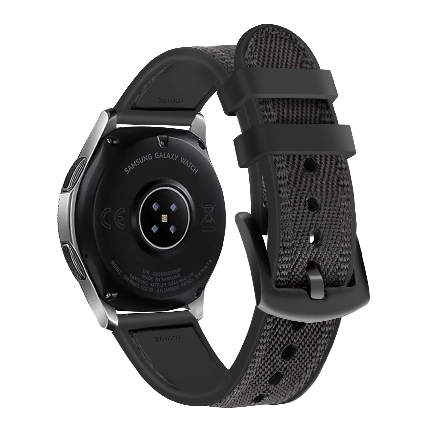 Redmi Watch 5 Lite nylon hybrid bandje (zwart)