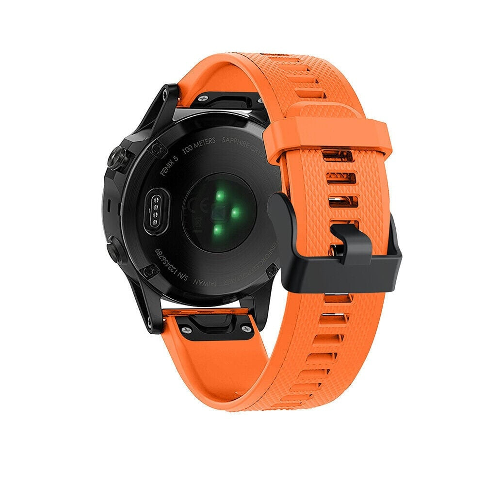 Garmin Fenix 8 Pro - 47mm siliconen bandje (oranje)
