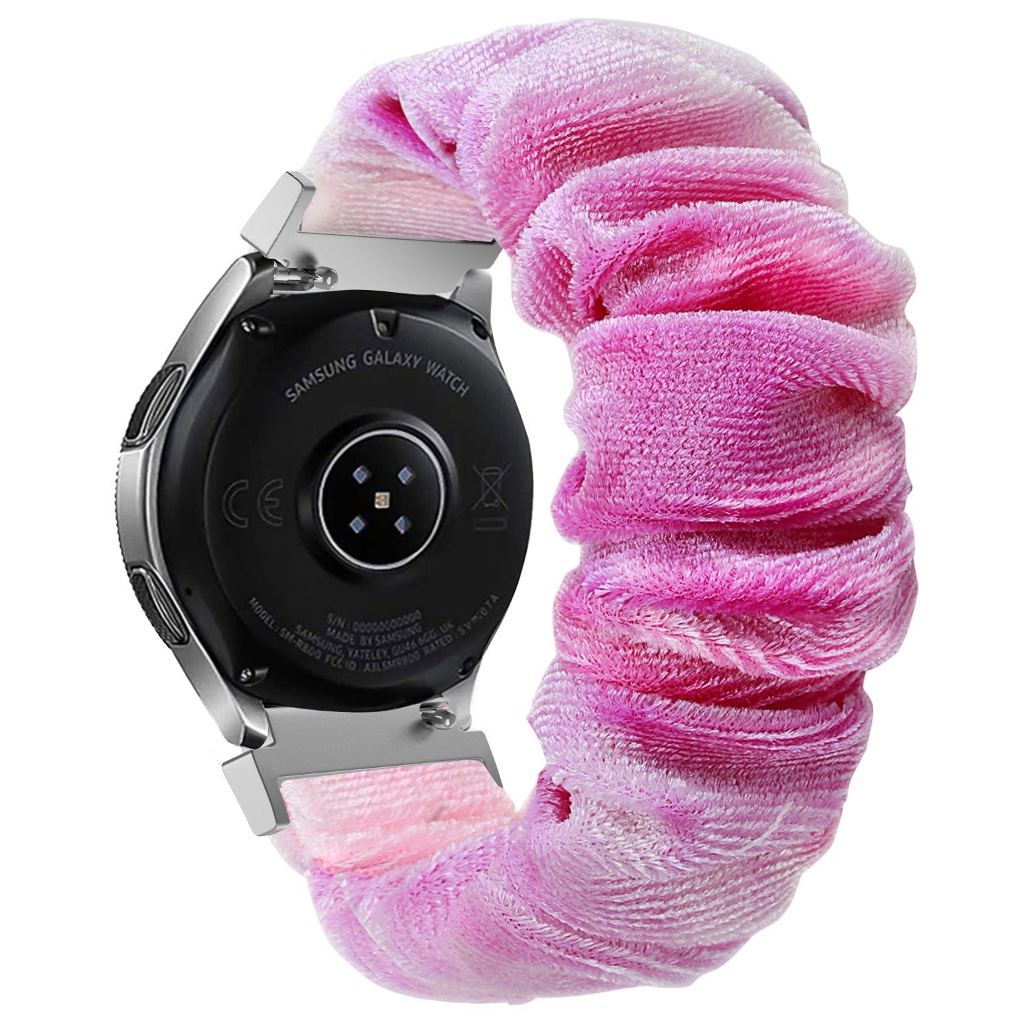 Samsung Galaxy Watch 7 - 40mm scrunchie bandje (paars mix)
