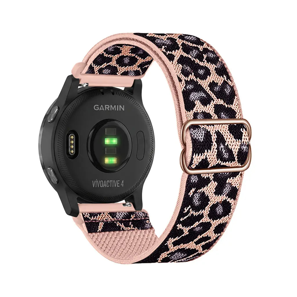 Huawei Watch GT 4 - 41mm Elastic Strap (Pink Leopard)