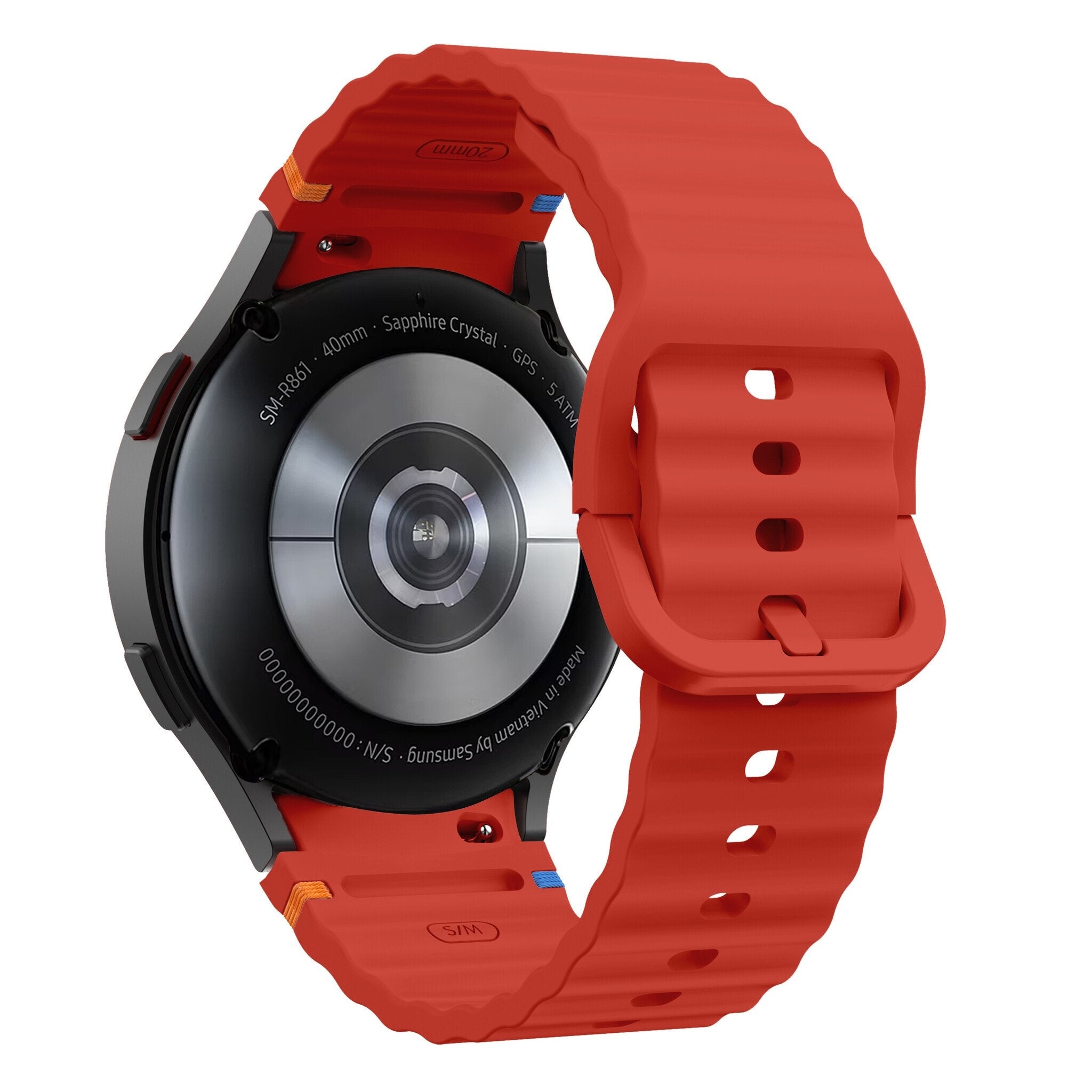 Samsung Galaxy Watch 7 - 44mm Wave bandje (rood)