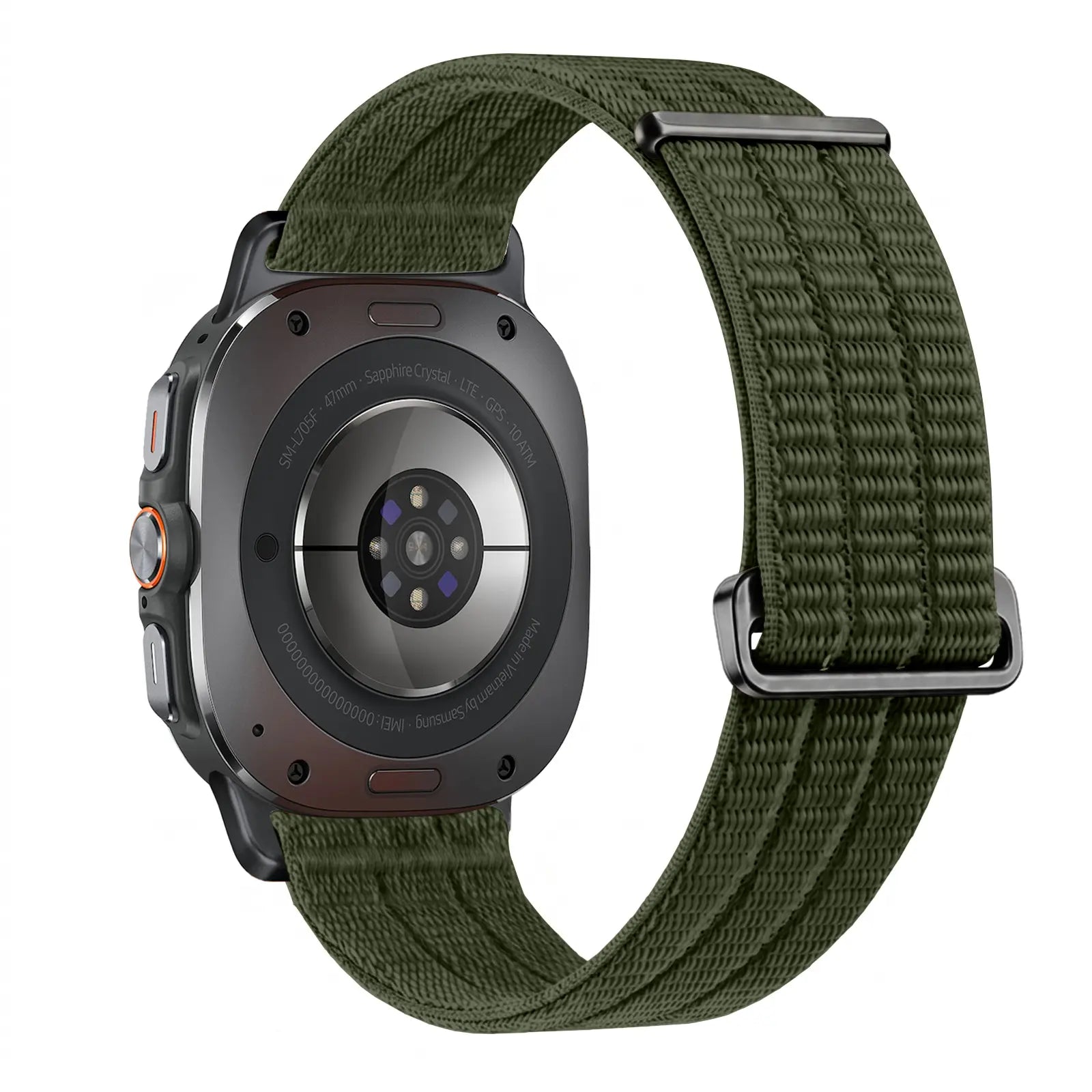 Samsung Galaxy Watch Ultra 2 Nylon Air Strap (Dark Green)
