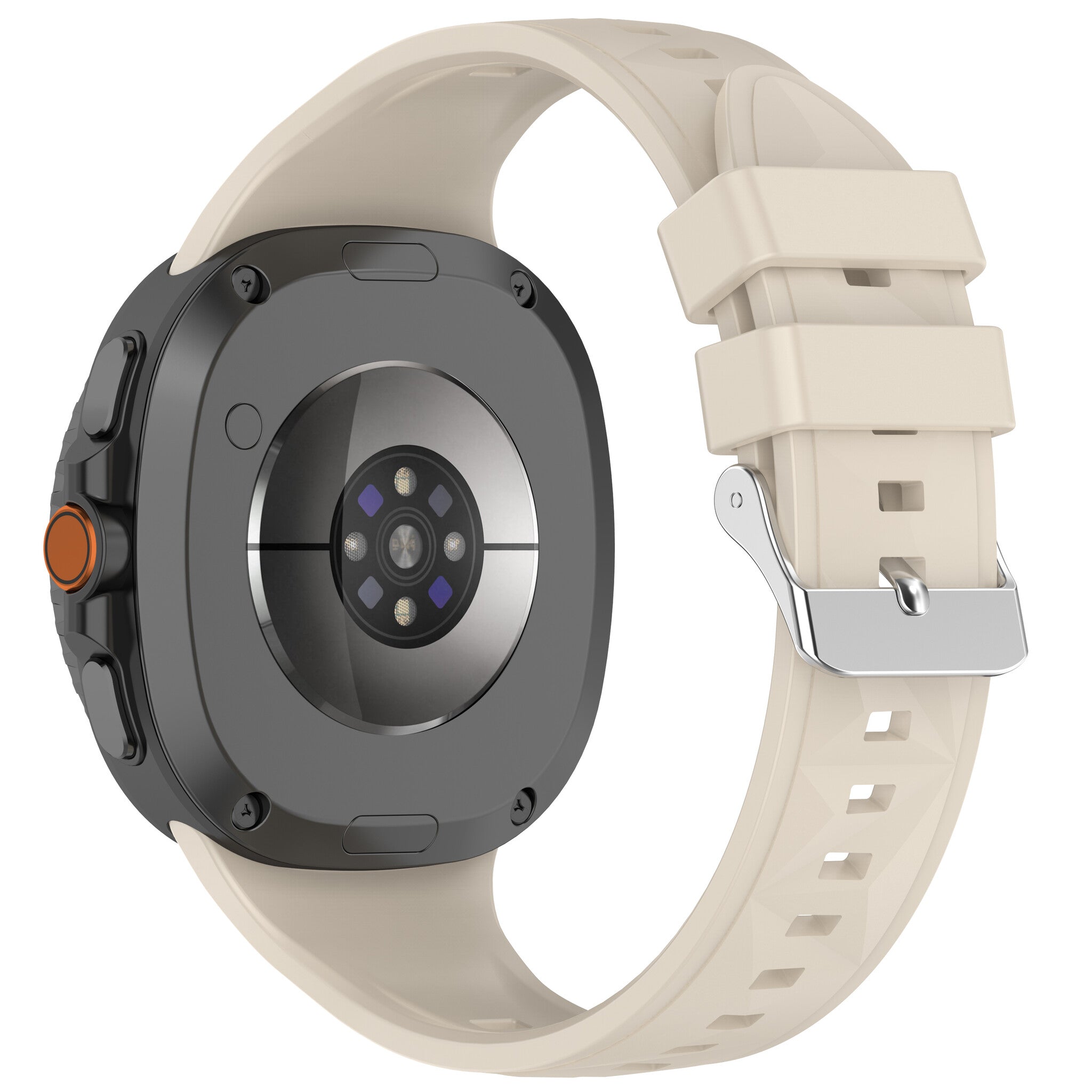 Samsung Galaxy Watch 9 - 44mm diamond silicone band (sterrenlicht)