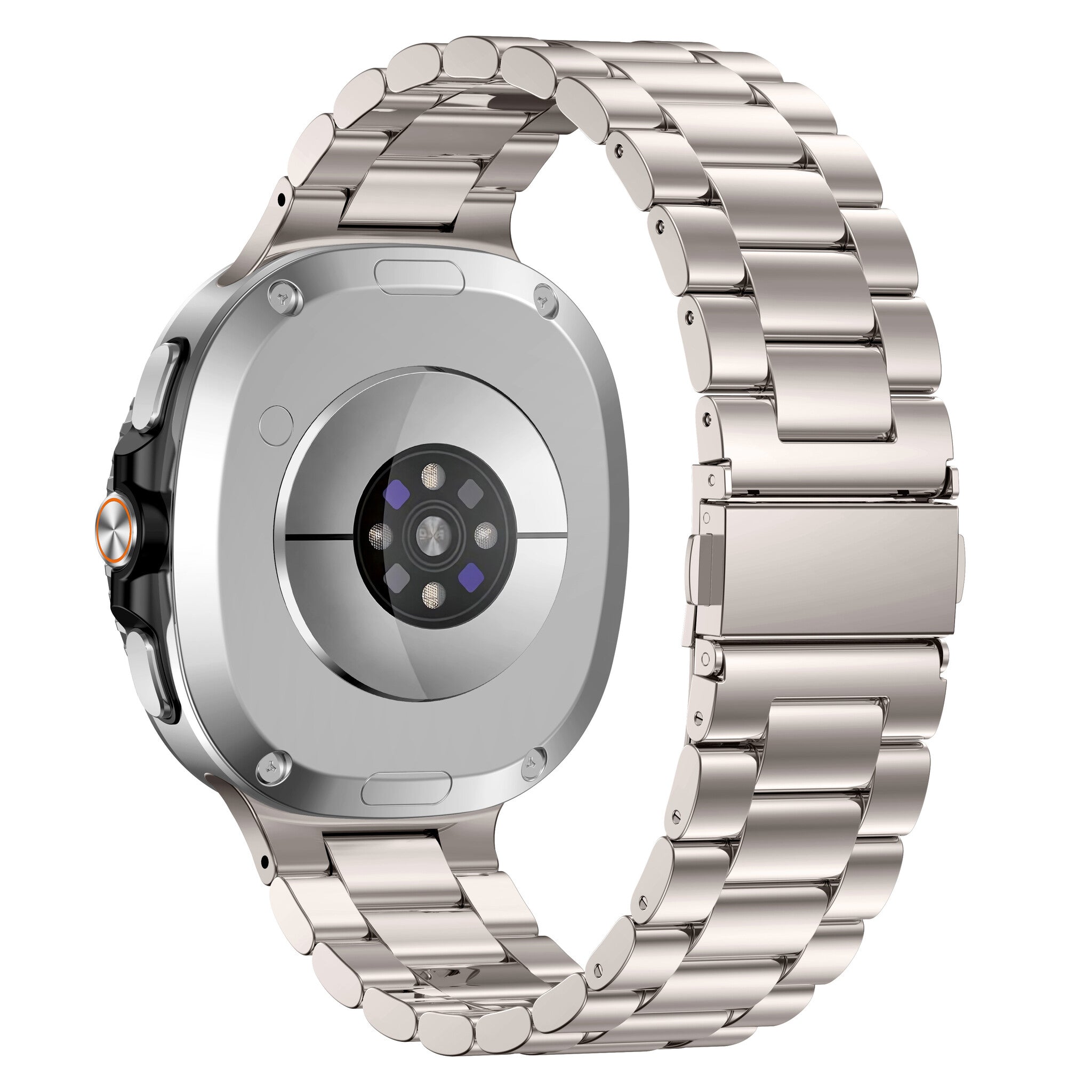 Samsung Galaxy Watch 8 - 44mm stalen bandje (sterrenlicht)