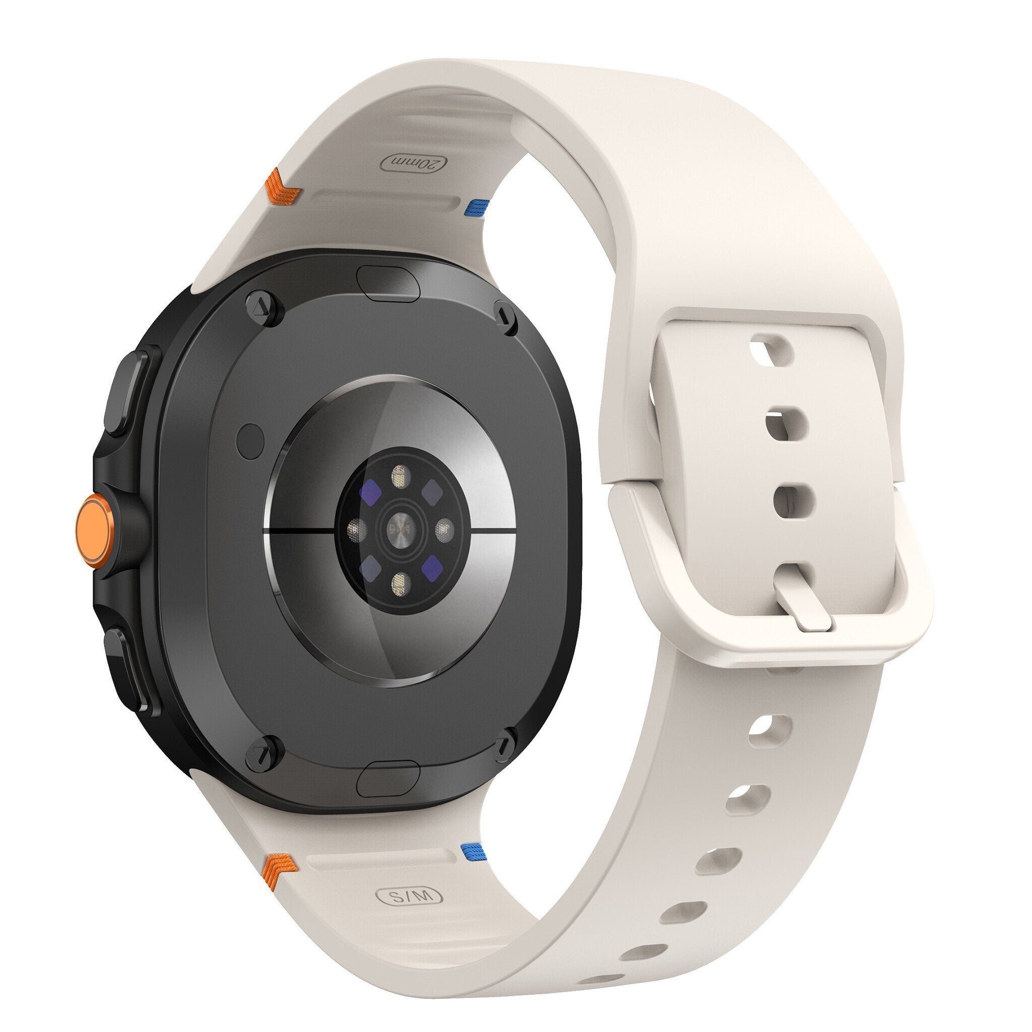 Samsung Galaxy Watch 8 - 40mm siliconen bandje (sterrenlicht)
