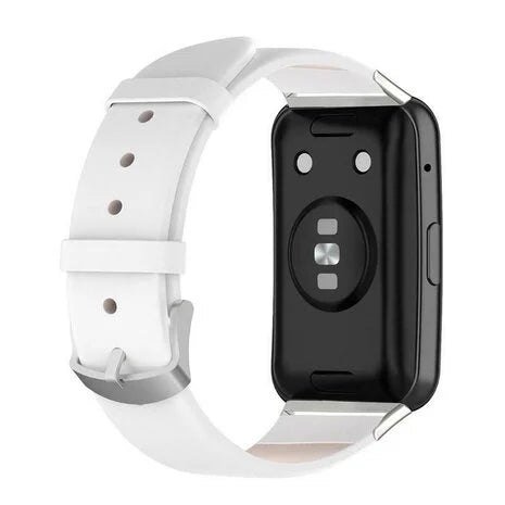 Huawei Watch Fit SE leren bandje (wit)