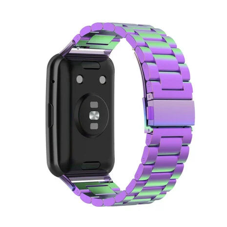 Huawei Watch Fit SE stalen band (regenboog)