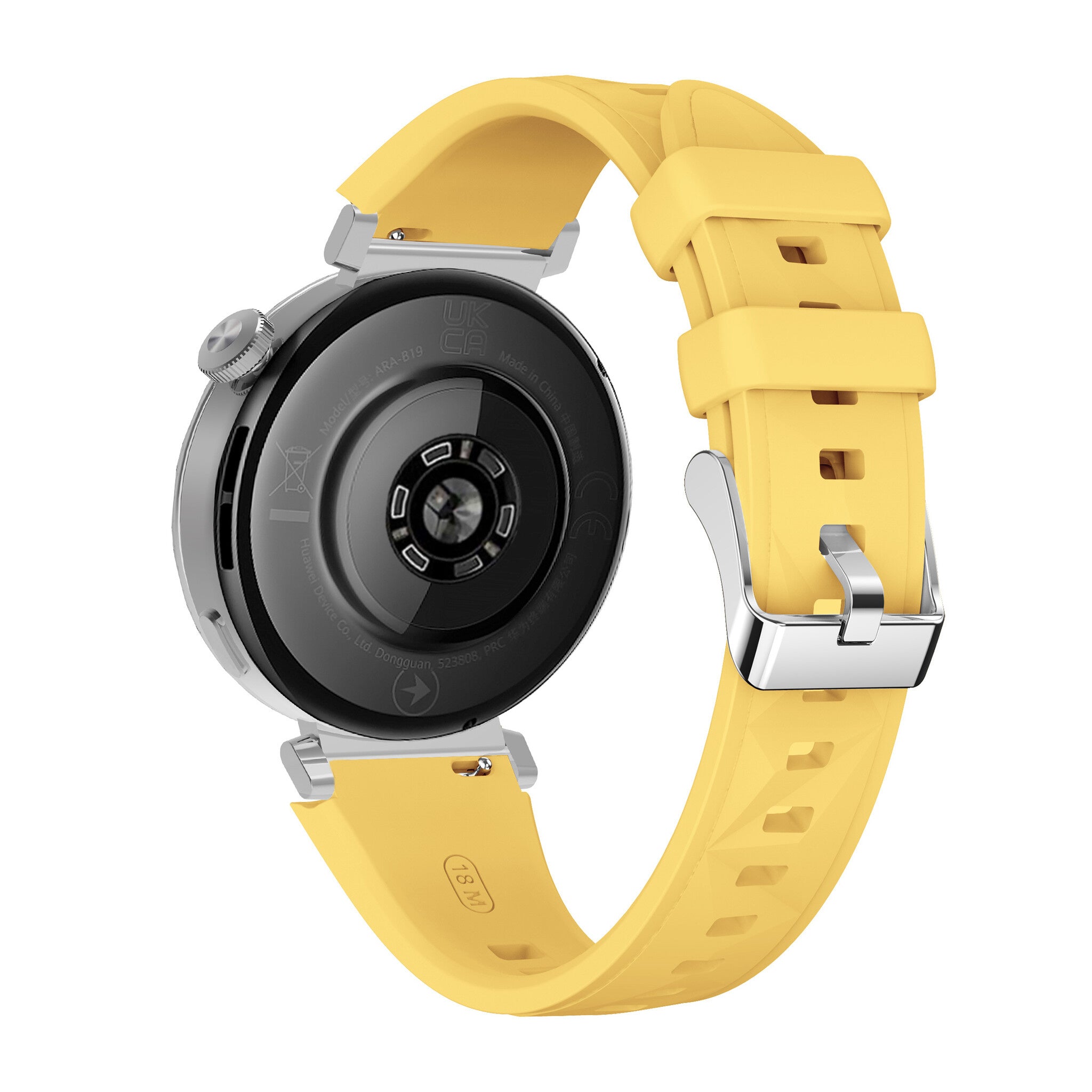 Huawei Watch GT 6 - 41mm premium silicone band (geel)