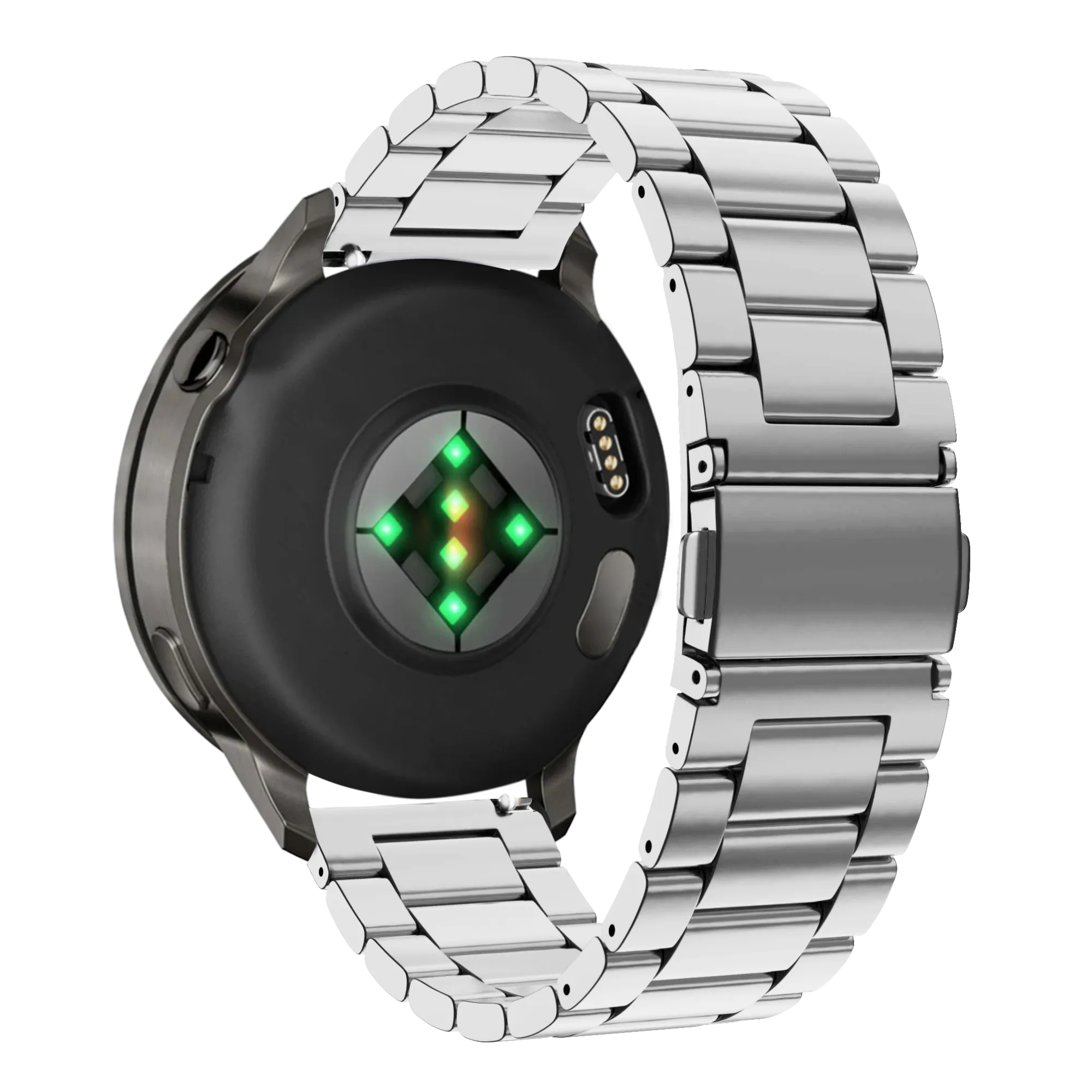 Bandz Garmin D2 Air X15 stalen band 'Classic' (zilver)