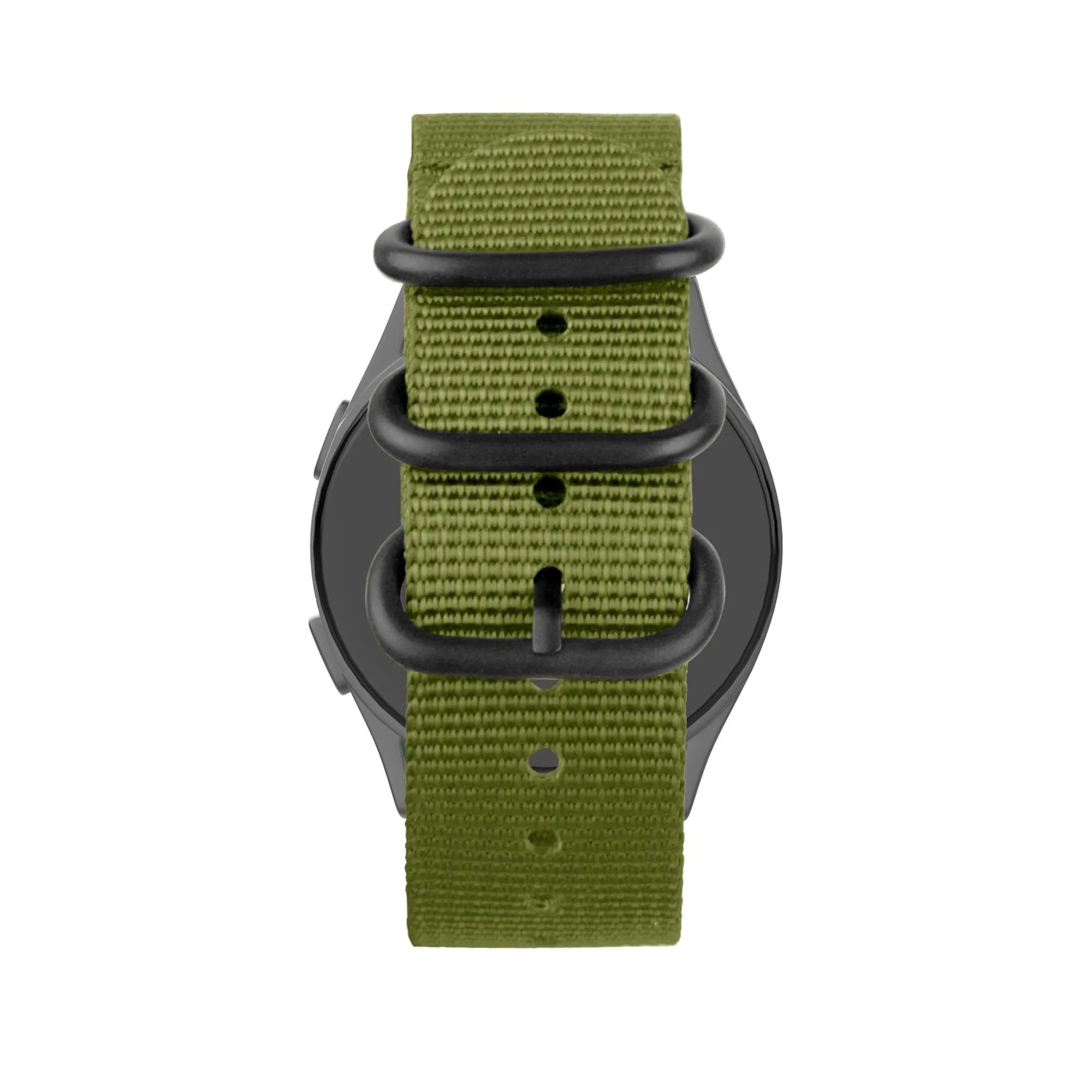 Bandz Suunto 9 Peak Pro nylon band met gesp (groen)