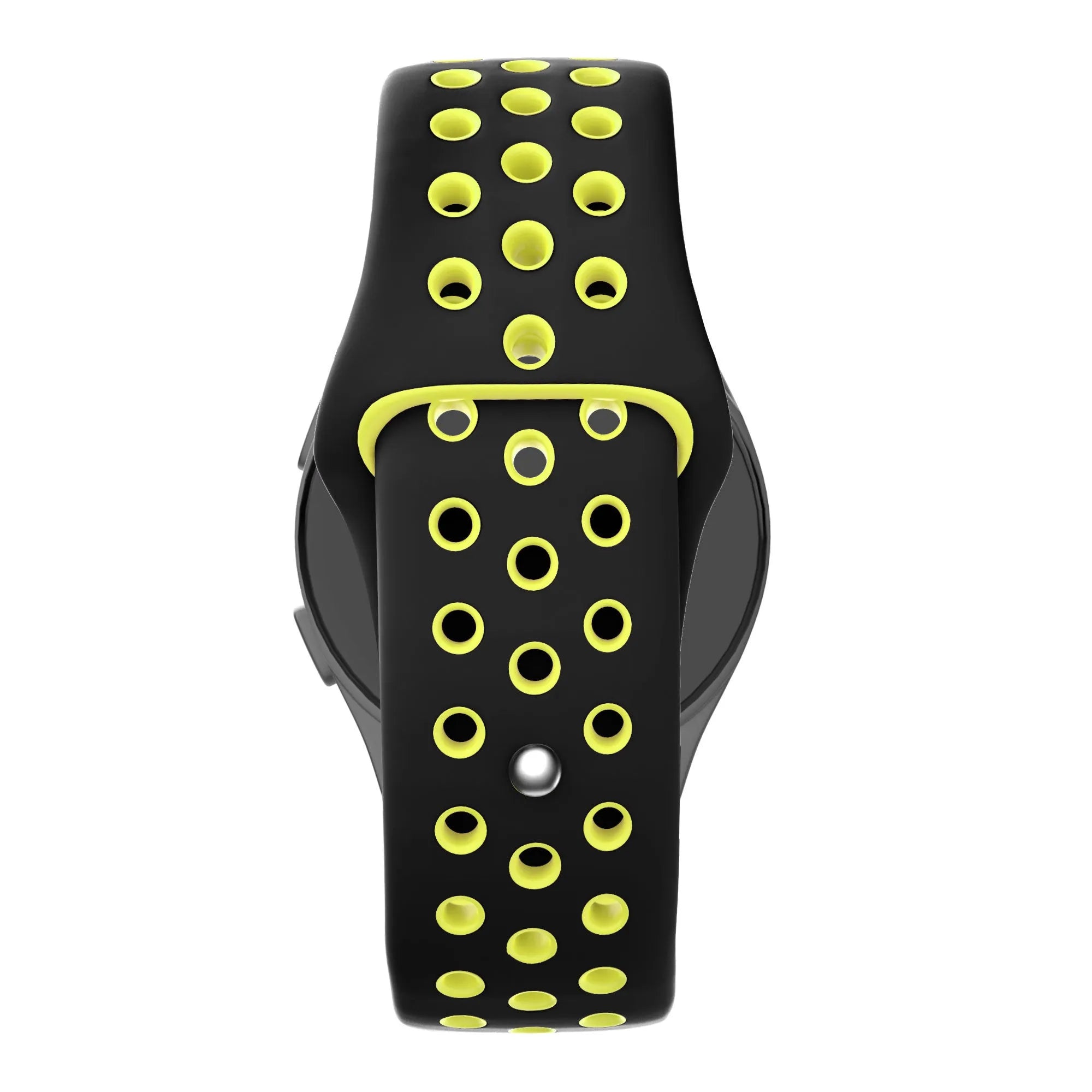 Bandz Gard Pro Health Smartwatch 3 - 41mm sport band 'Deluxe' (zwart/geel)