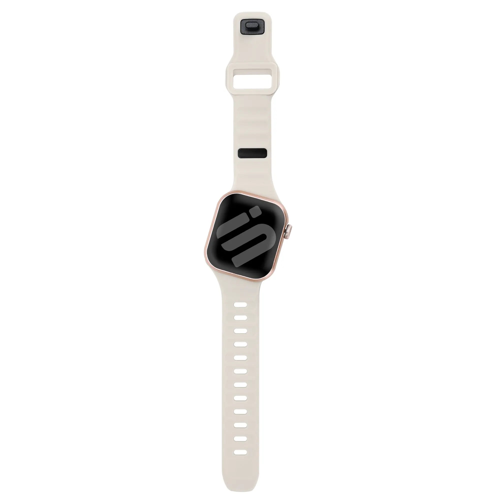 Apple Watch tilted sport band (sterrenlicht)