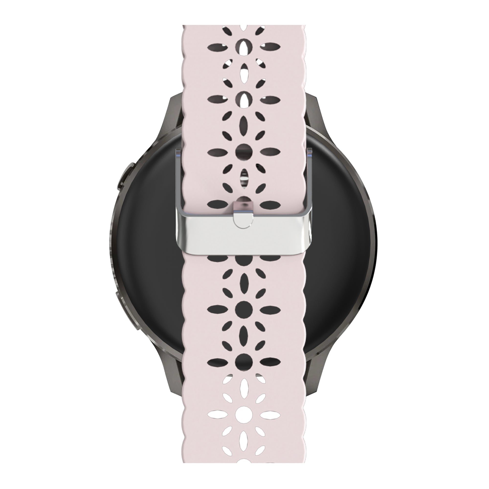 Bandz Garmin Forerunner 165 siliconen band 'Lace' (roze)
