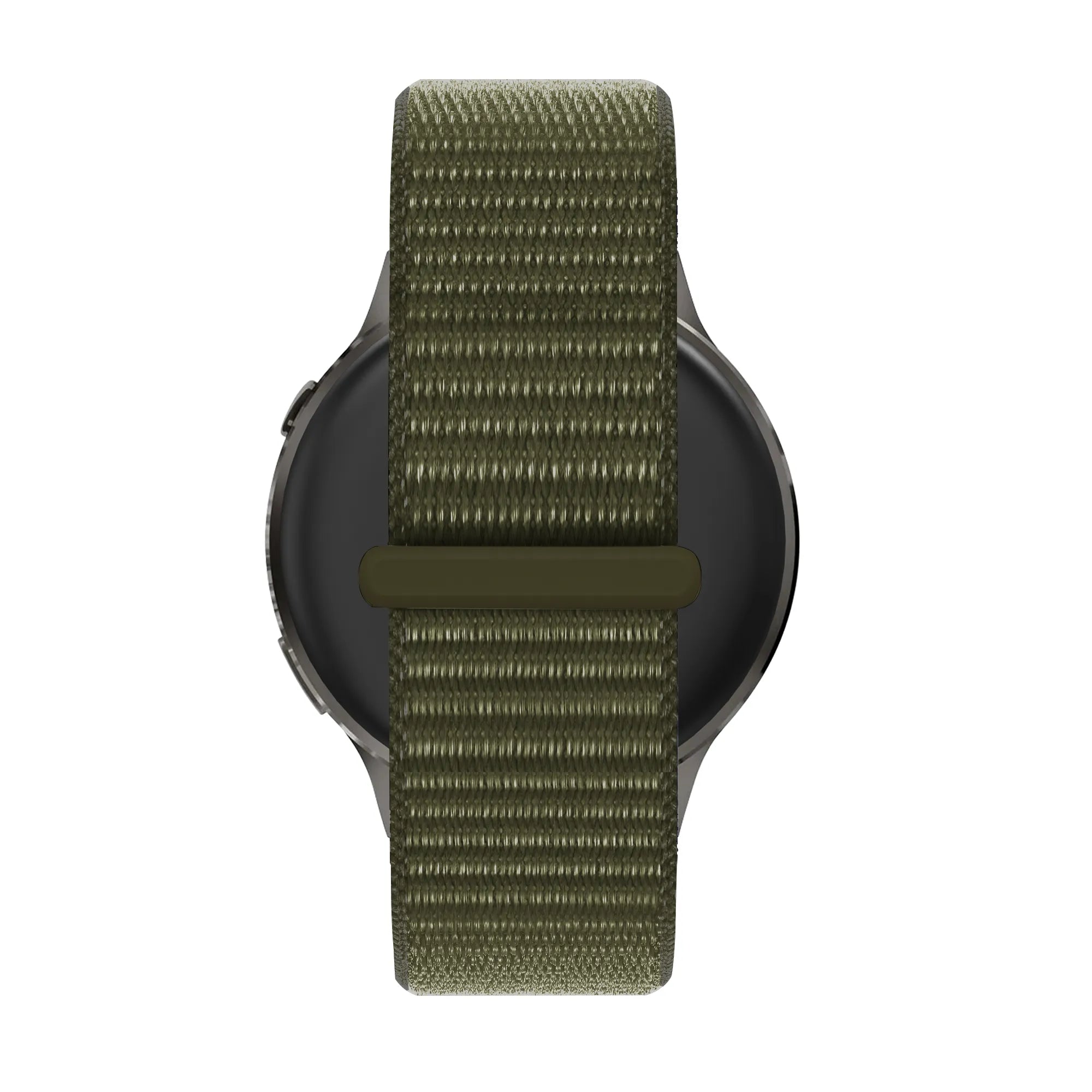 Bandz Garmin Forerunner 570 - 47mm nylon loop band (olijfgroen)
