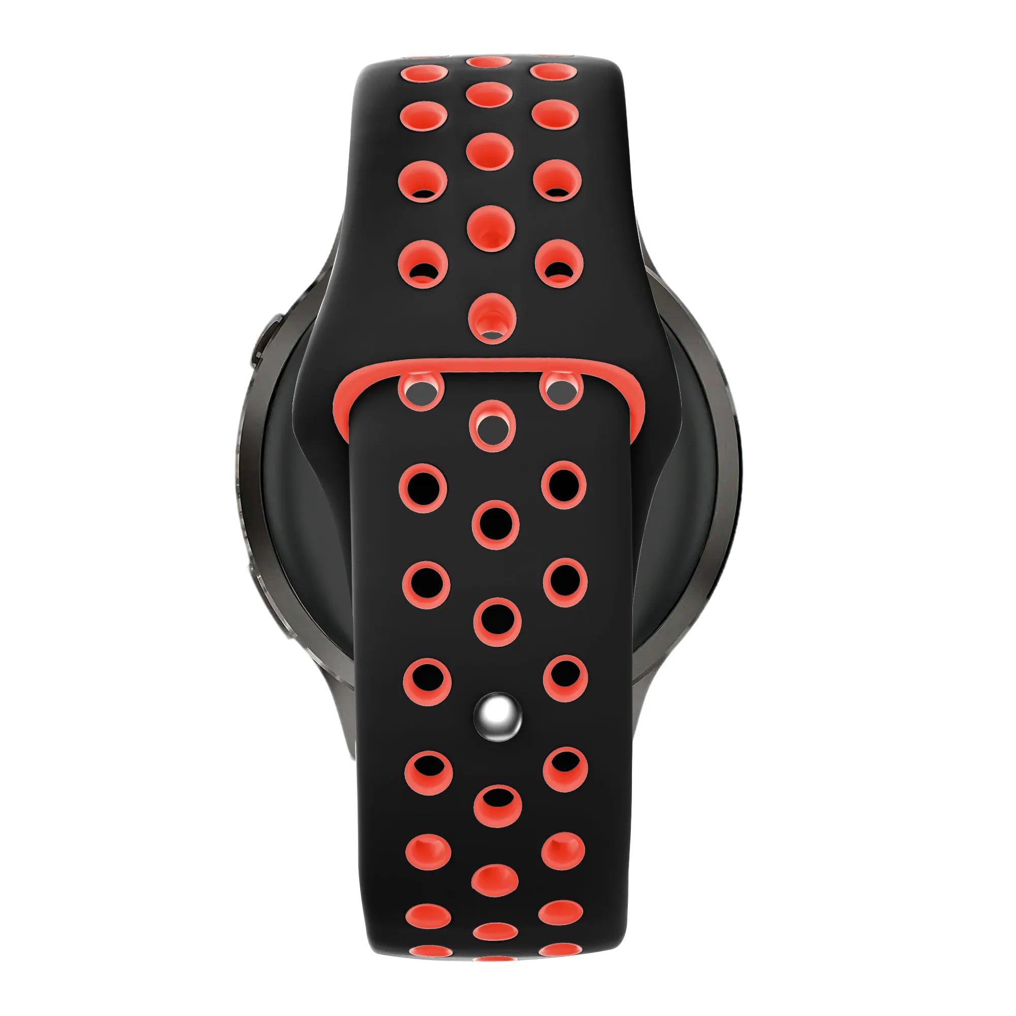 Bandz Garmin Forerunner 265 sport band 'Deluxe' (zwart/rood)
