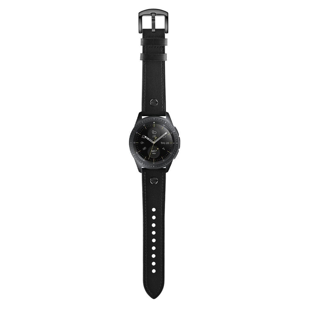 Oppo Watch X2 geschroefde leren bandje (zwart)