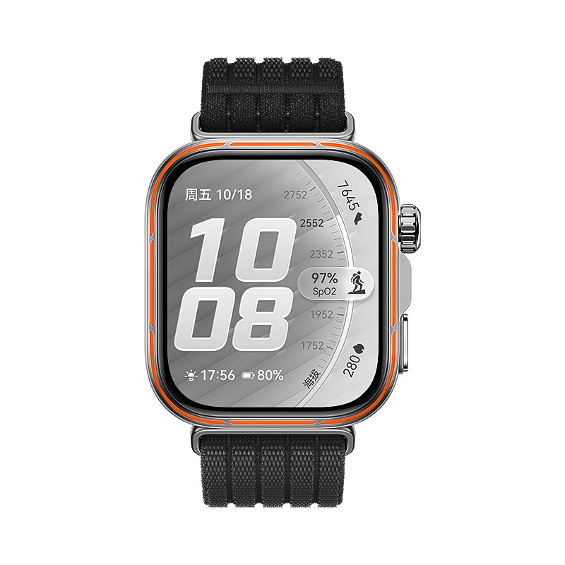 Huawei Watch Fit 4 Pro Ultra Thin Nylon Strap (Black)