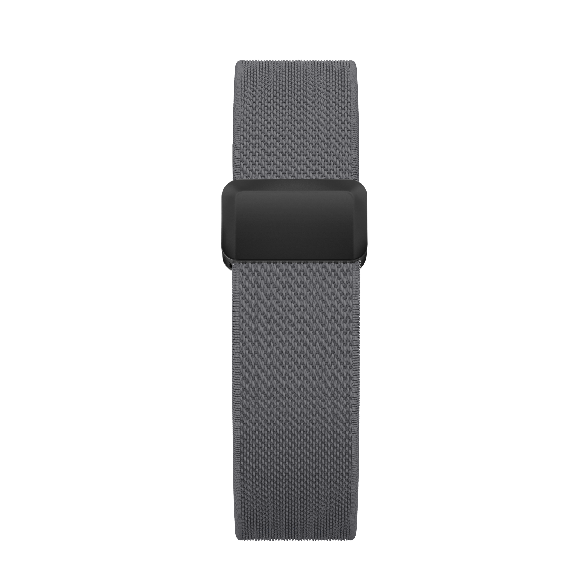 Bandz Fitbit Air biceps nylon band met D-buckle (donkergrijs)