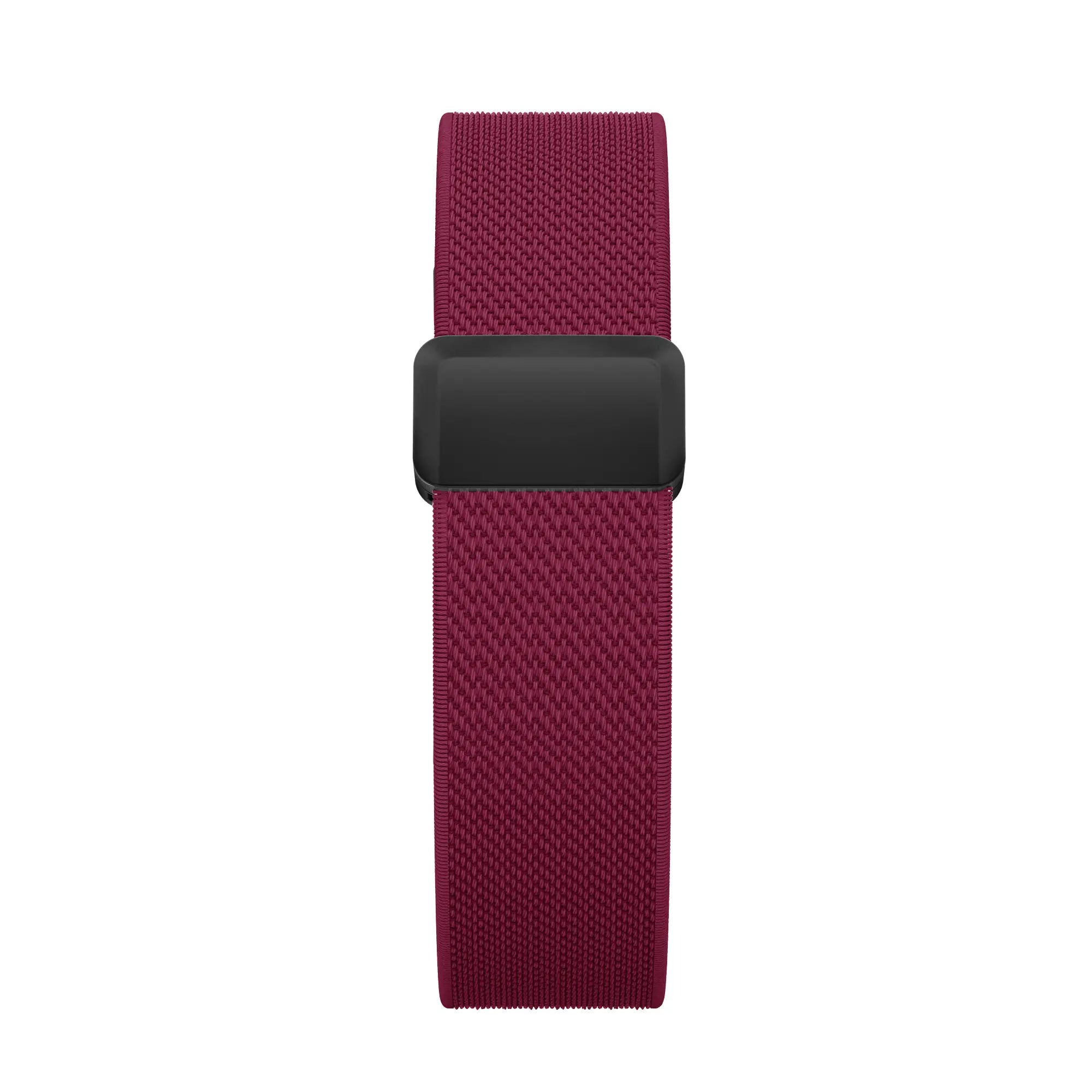 Bandz Fitbit Air nylon band met D-buckle (wijnrood)