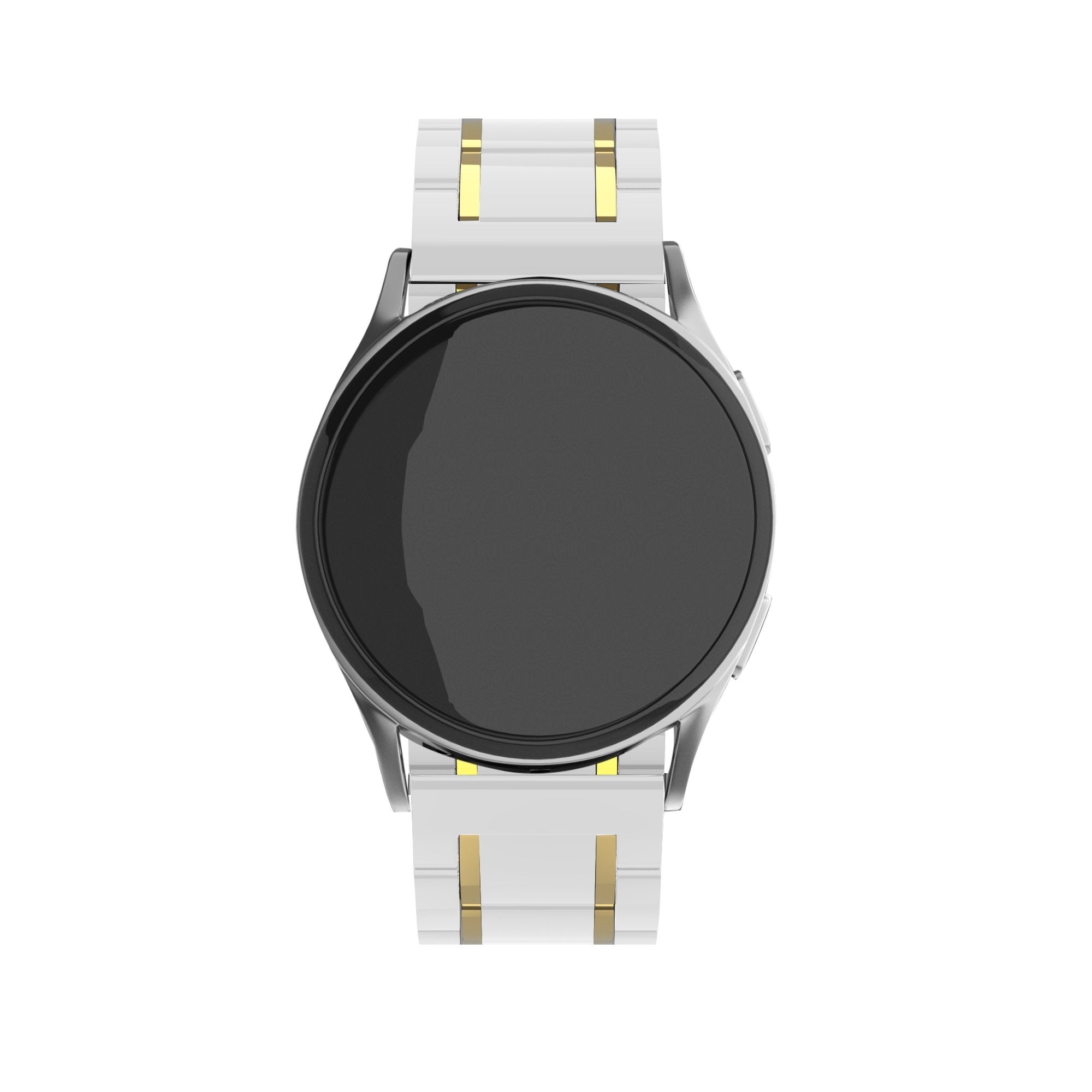 Samsung Galaxy Watch 4 Classic 42mm keramiek stalen band (wit/goud)