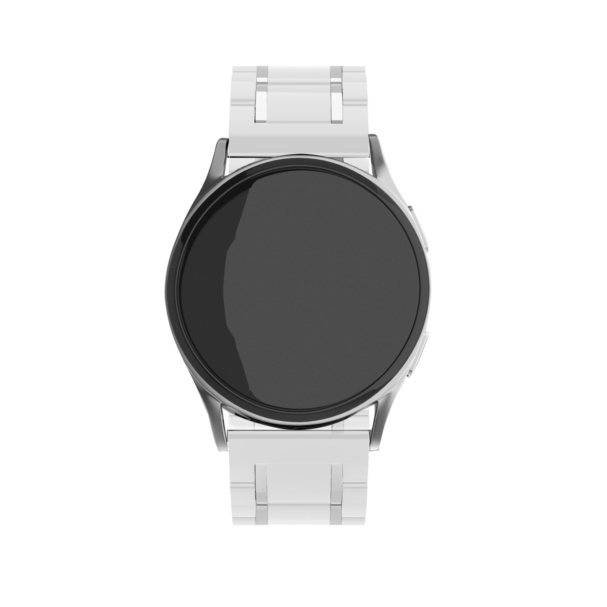 Samsung Galaxy Watch 4 - 44mm keramiek stalen band (wit/zilver)