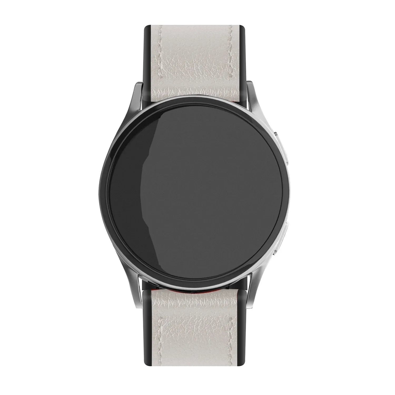 Suunto 9 Peak Pro leren hybrid bandje (wit)