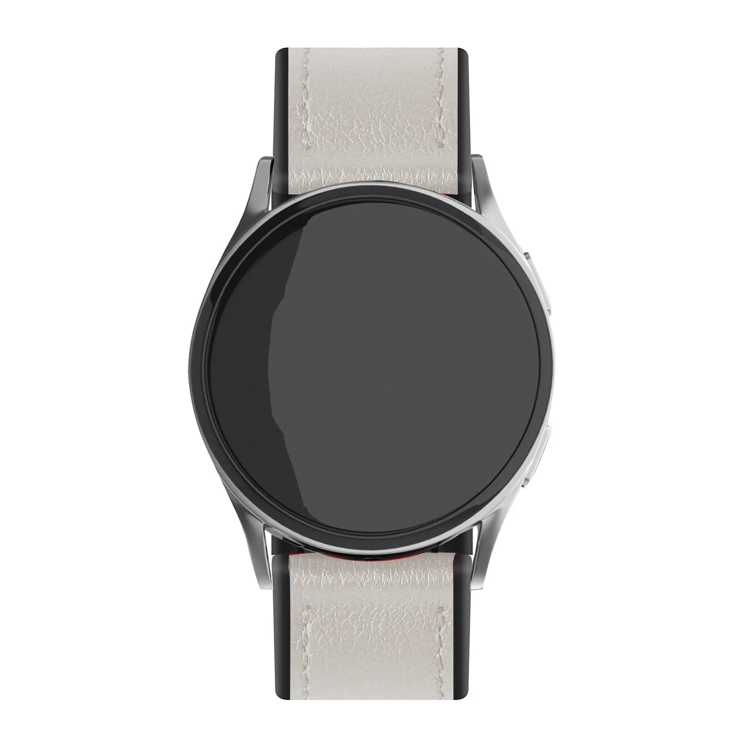 Coros Apex 42mm leren hybrid bandje (wit)