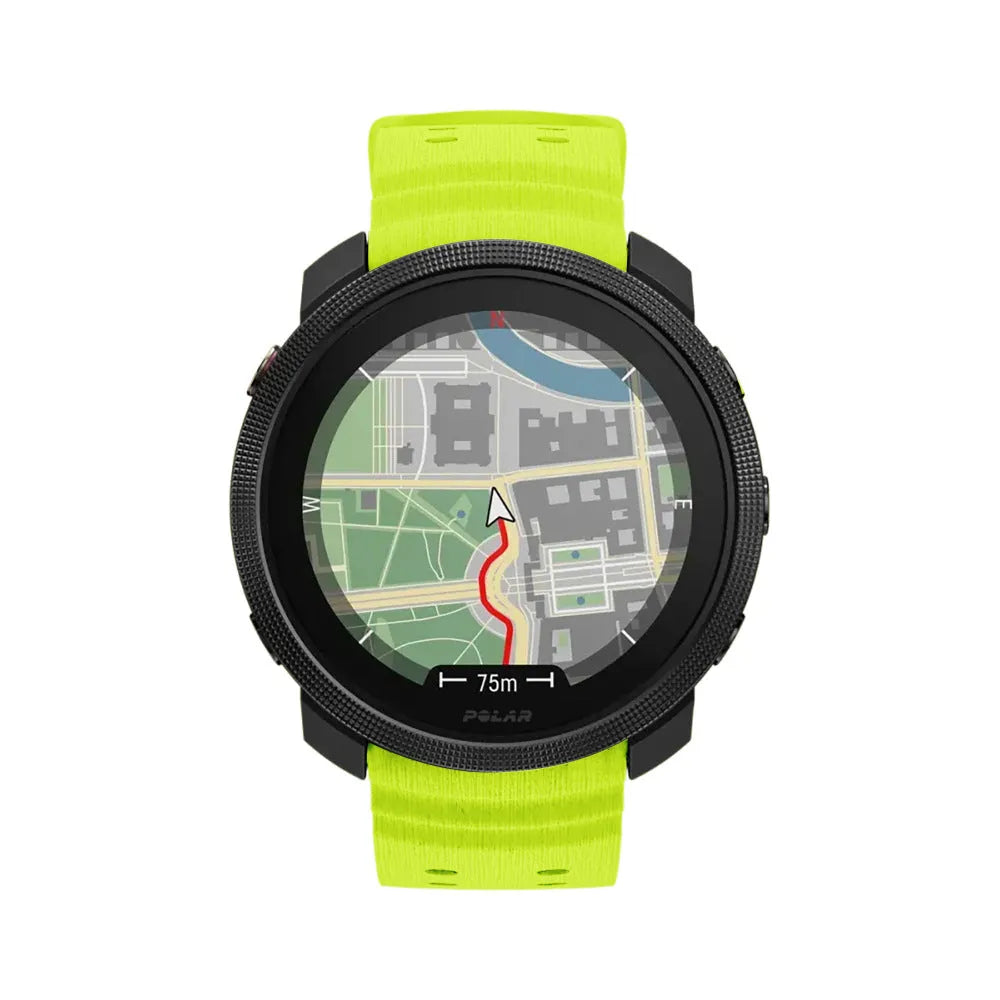 Polar Vantage M silicone grain band (lime)