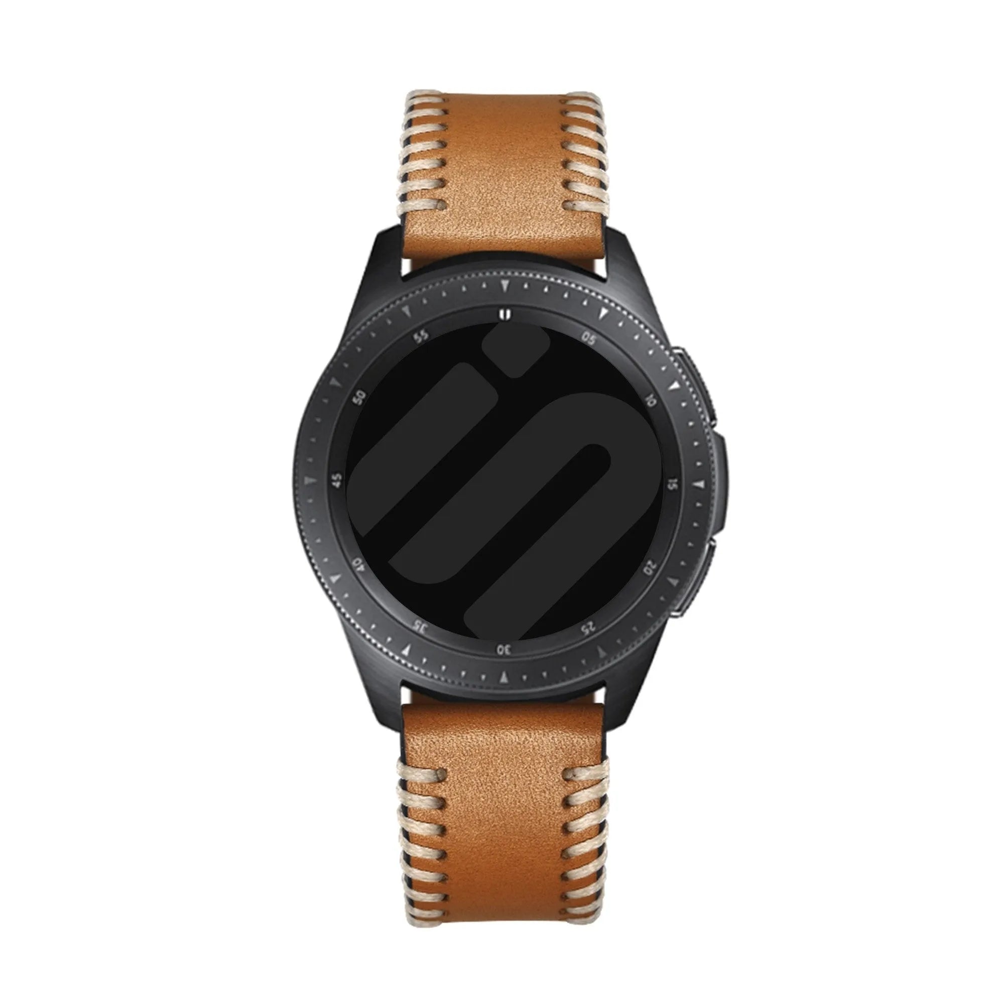 Suunto Run Stitched leren band (bruin)